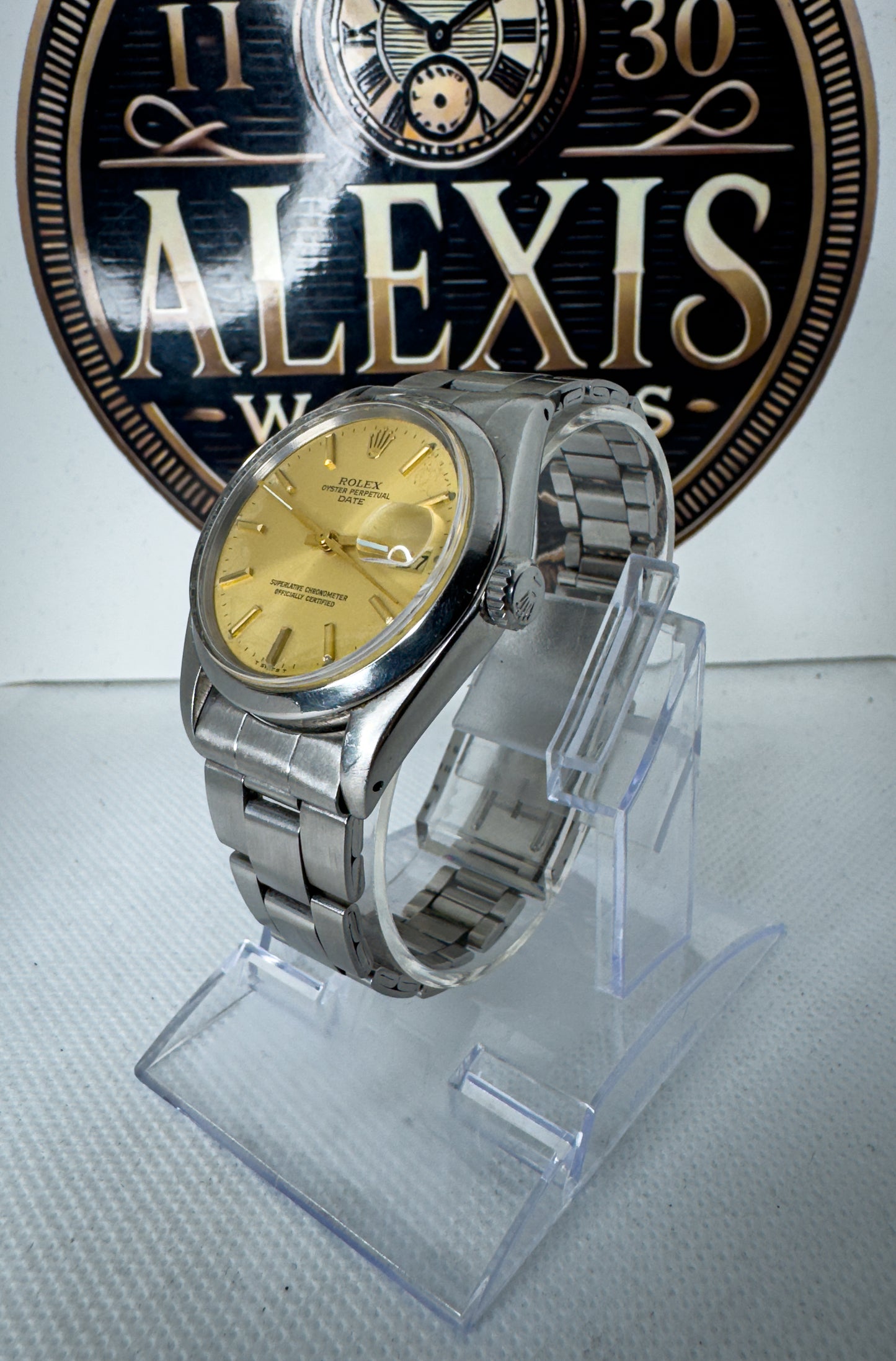 Rolex 1500 Oyster Perpetual Vintage Automatico - Dial Champagne - uomo