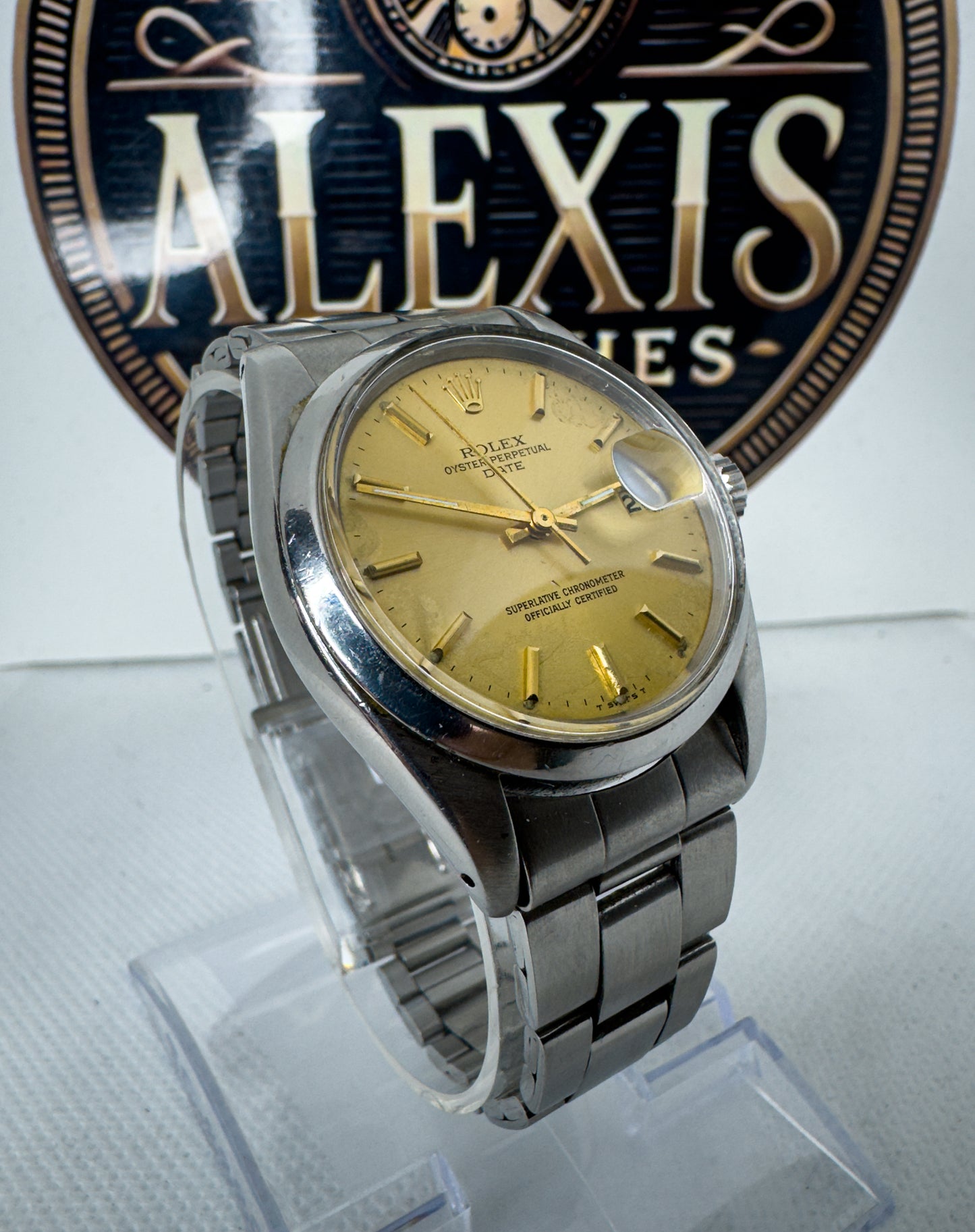 Rolex 1500 Oyster Perpetual Vintage Automatico - Dial Champagne - uomo