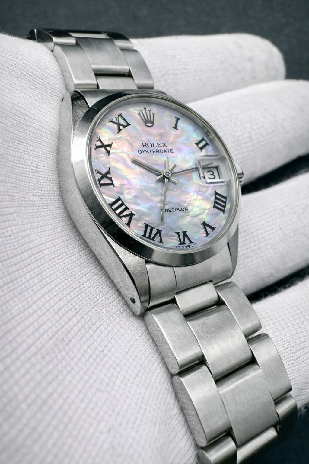 Rolex Oyster Precision Ref. 6694 - dial madreperla numeri romani - garanzia - revisionato