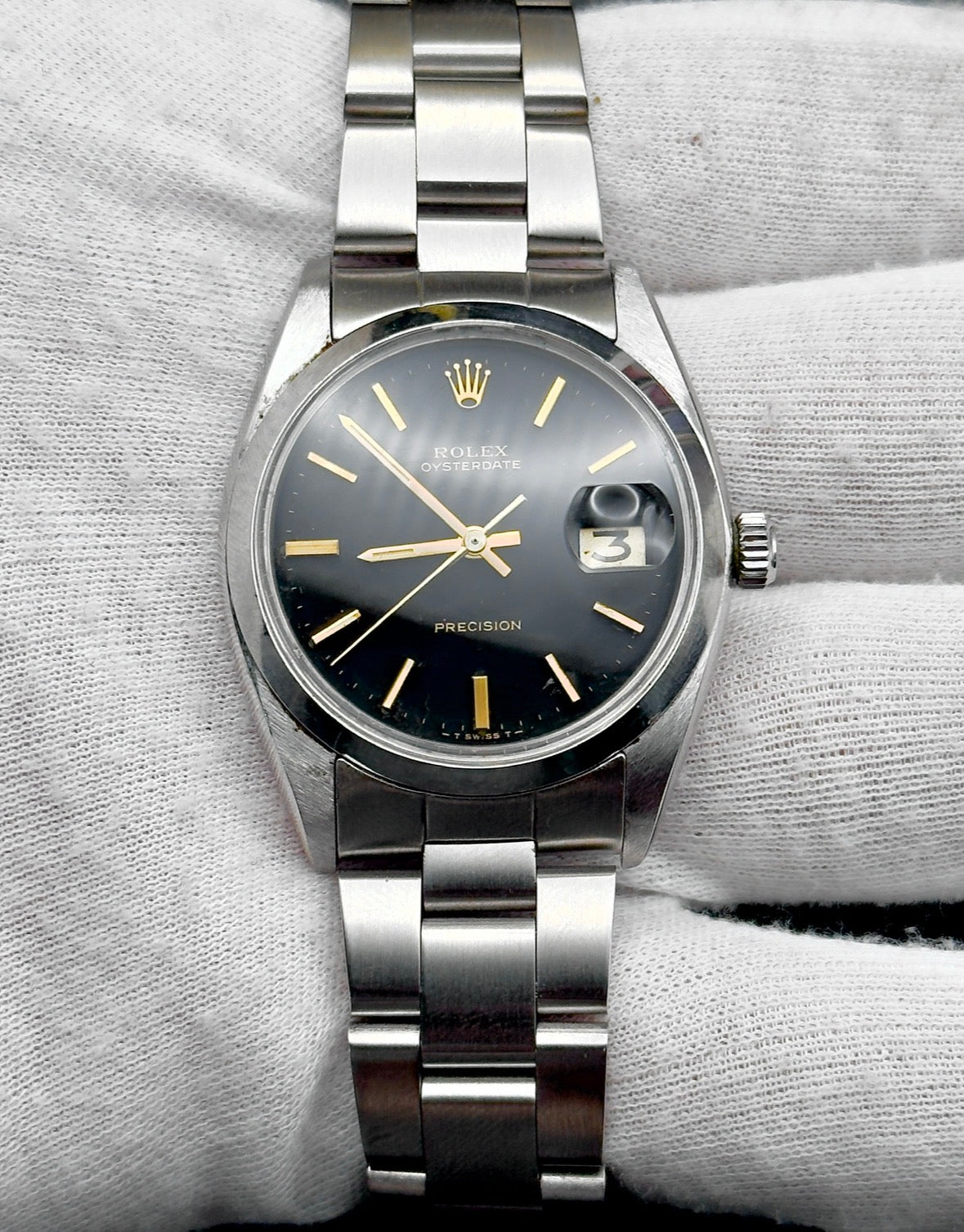 Rolex Oyster Precision Ref. 6694 dial nero  - garanzia - revisionato