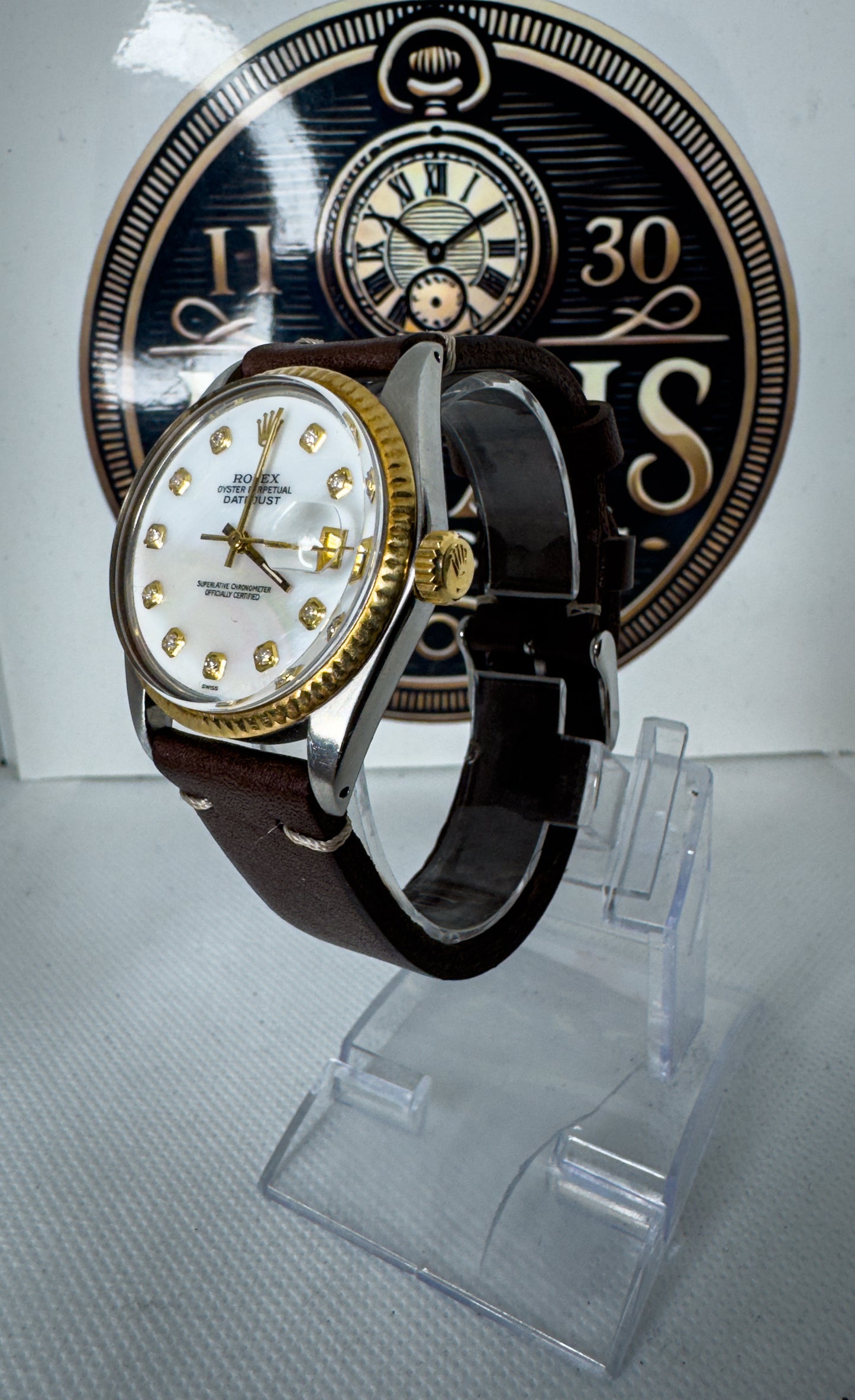 Rolex Datejust ref. 1601 acciaio e oro - orologio automatico - vintage uomo