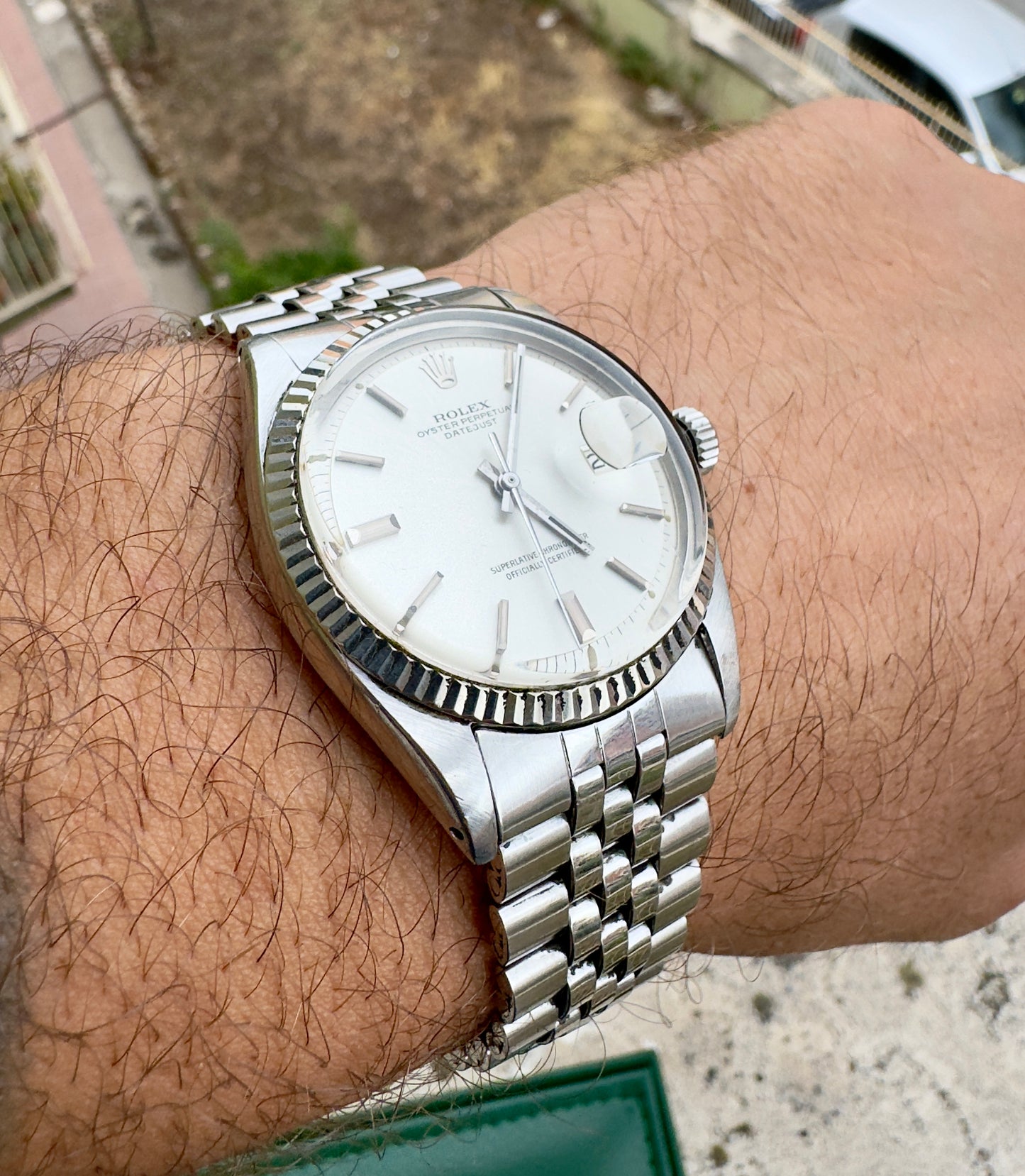 Rolex Datejust ref. 1601 dial silver