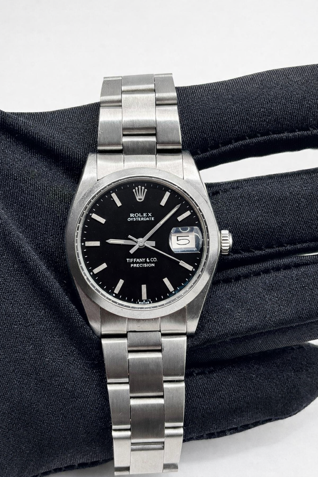 Rolex Oyster Precision Ref. 6694 dial nero Tiffany & Co - garanzia - revisionato
