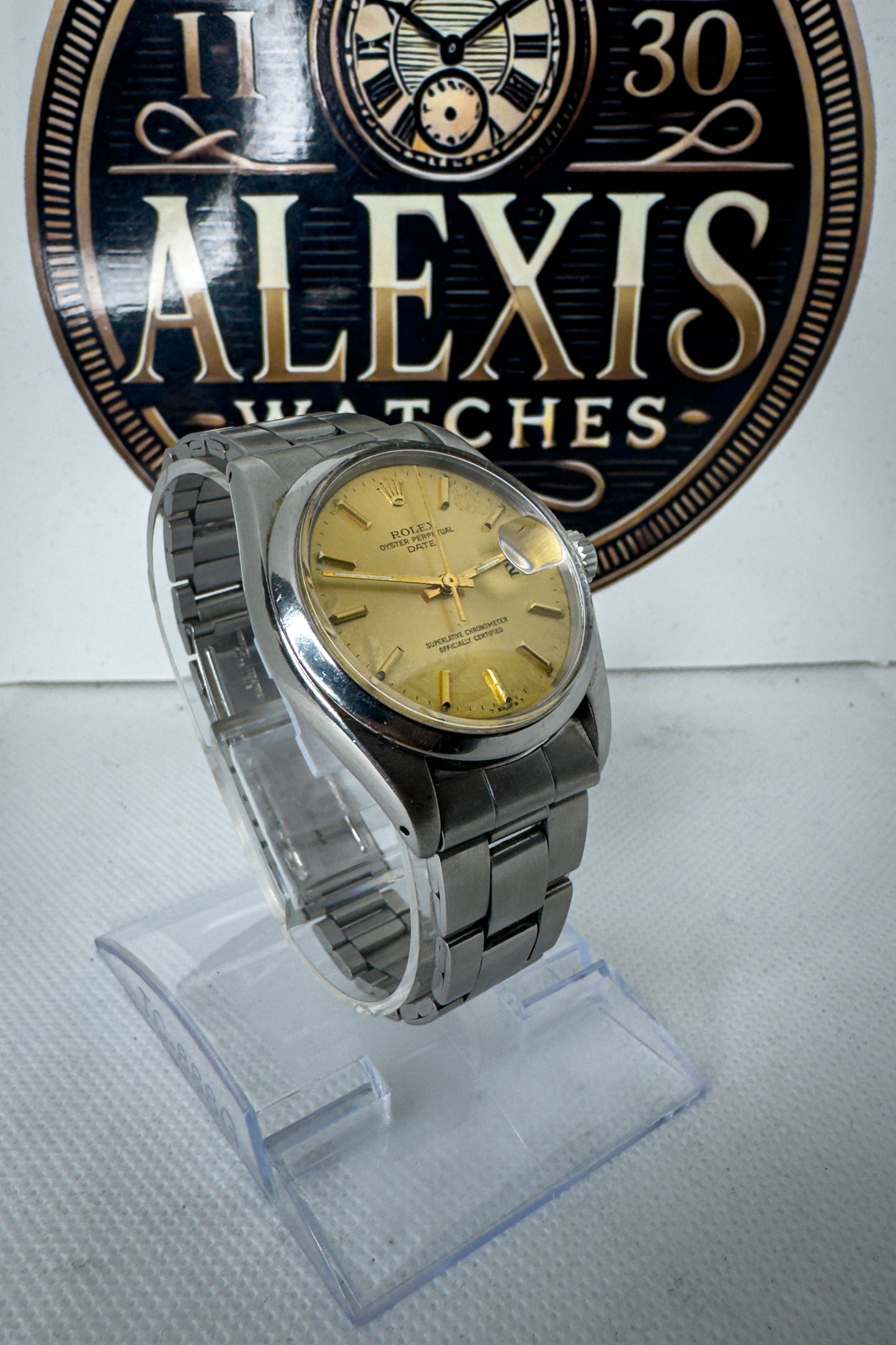 Rolex 1500 Oyster Perpetual Vintage Automatico - Dial Champagne - uomo