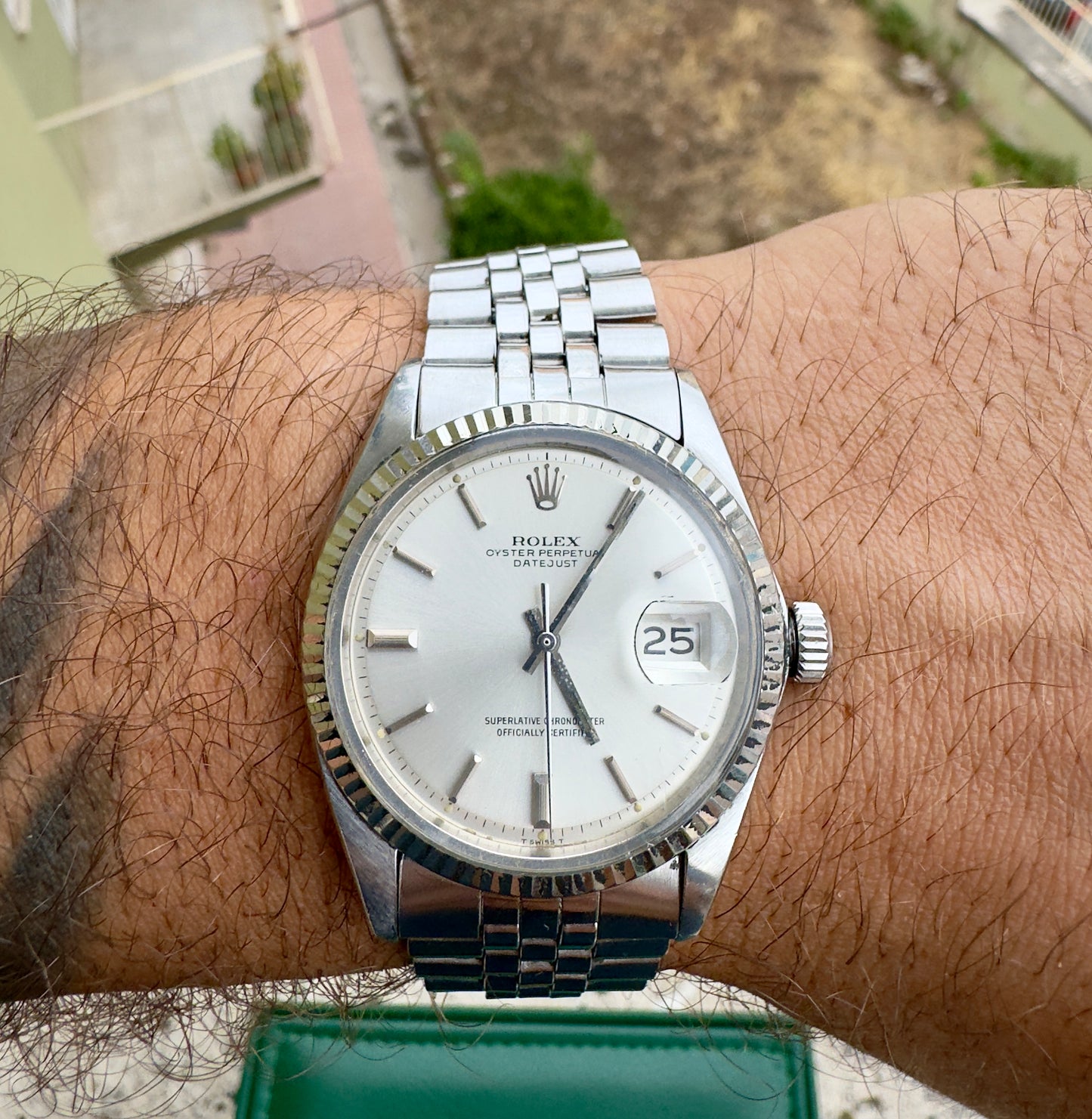 Rolex Datejust ref. 1601 dial silver