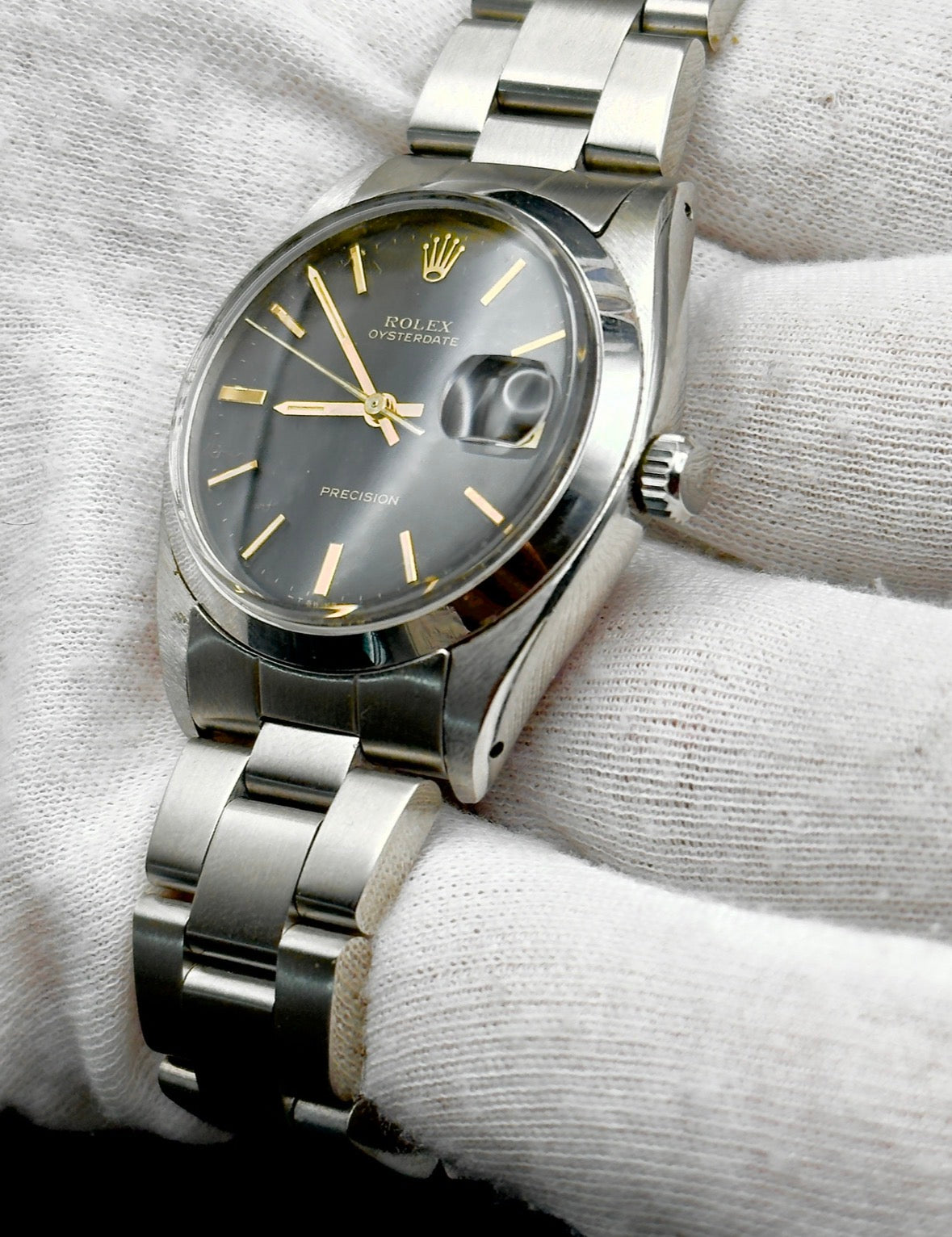 Rolex Oyster Precision Ref. 6694 dial nero  - garanzia - revisionato