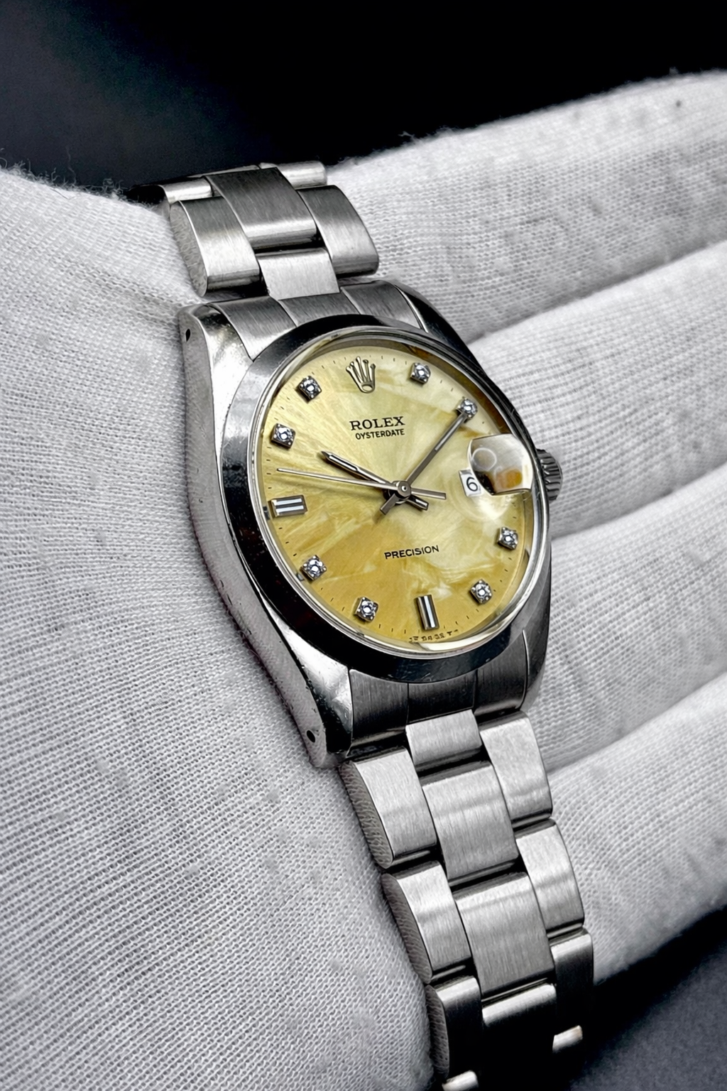 Rolex Oyster Precision ref. 6694 - dial champagne madreperla - garanzia - revisionato