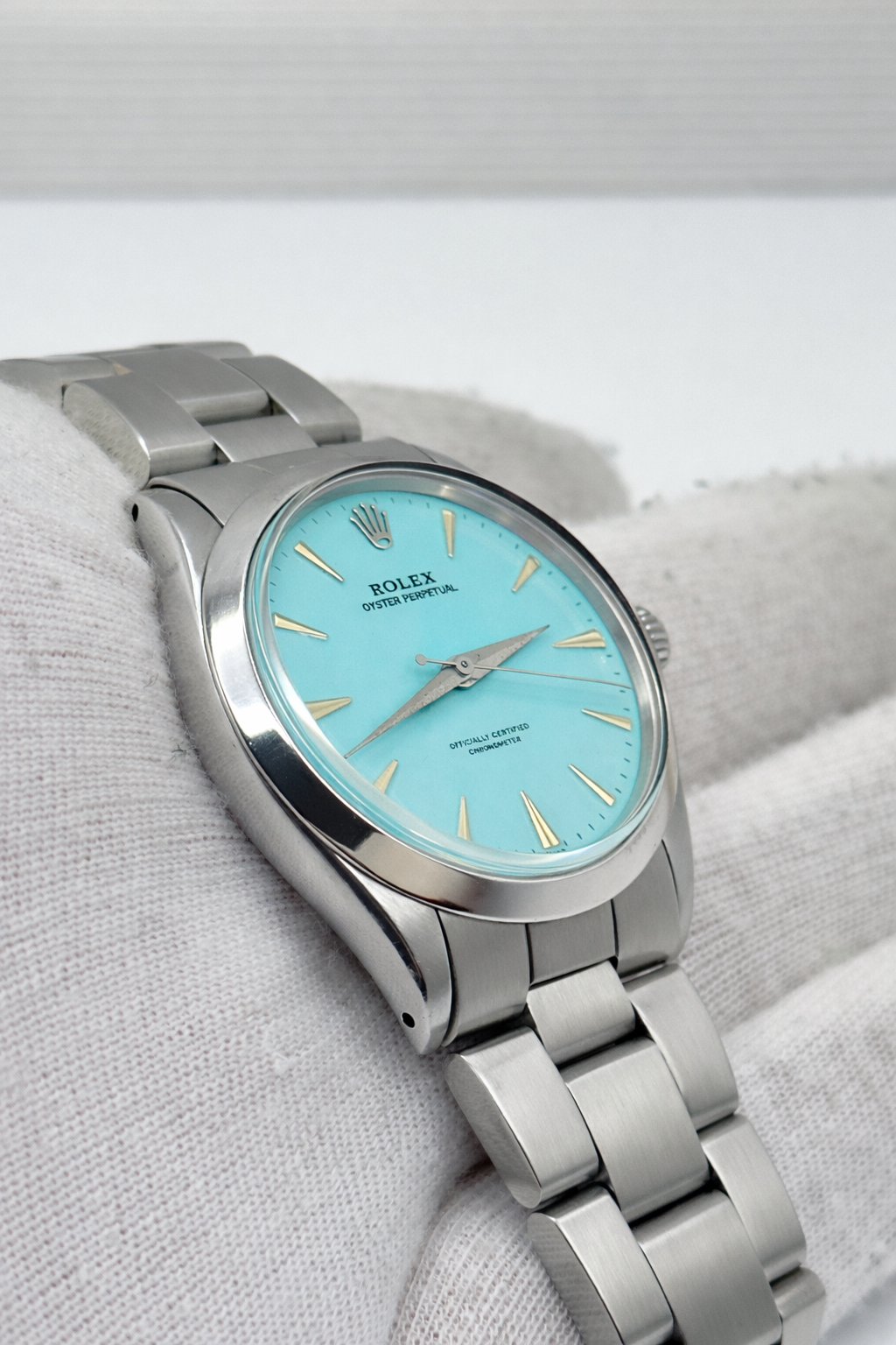 Rolex Oyster Perpetual Ref. 6569 – dial Tiffany  - garanzia - revisionato - vintage