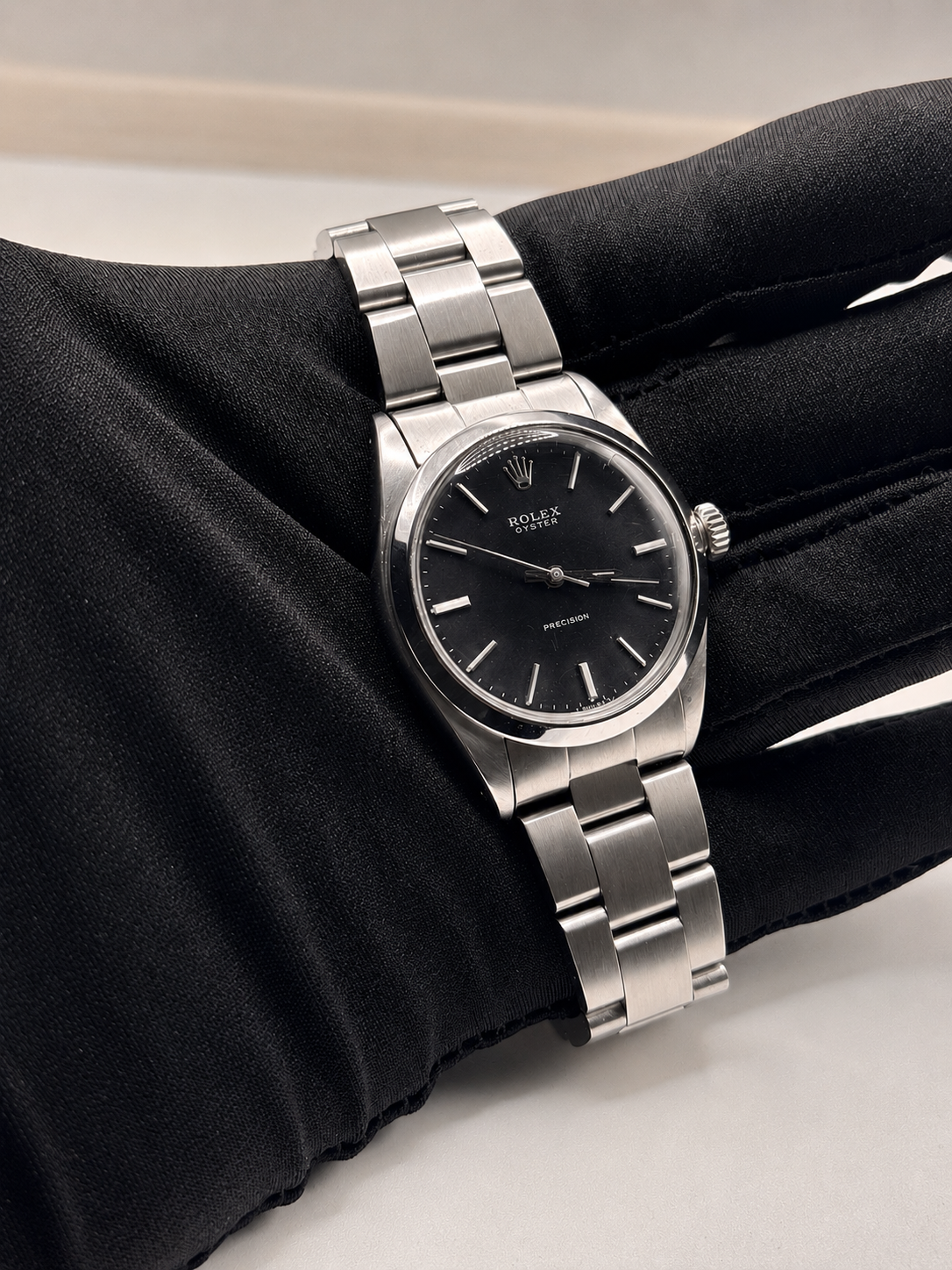 Rolex Oyster Precision Ref. 6426 dial nero - garanzia - revisionato