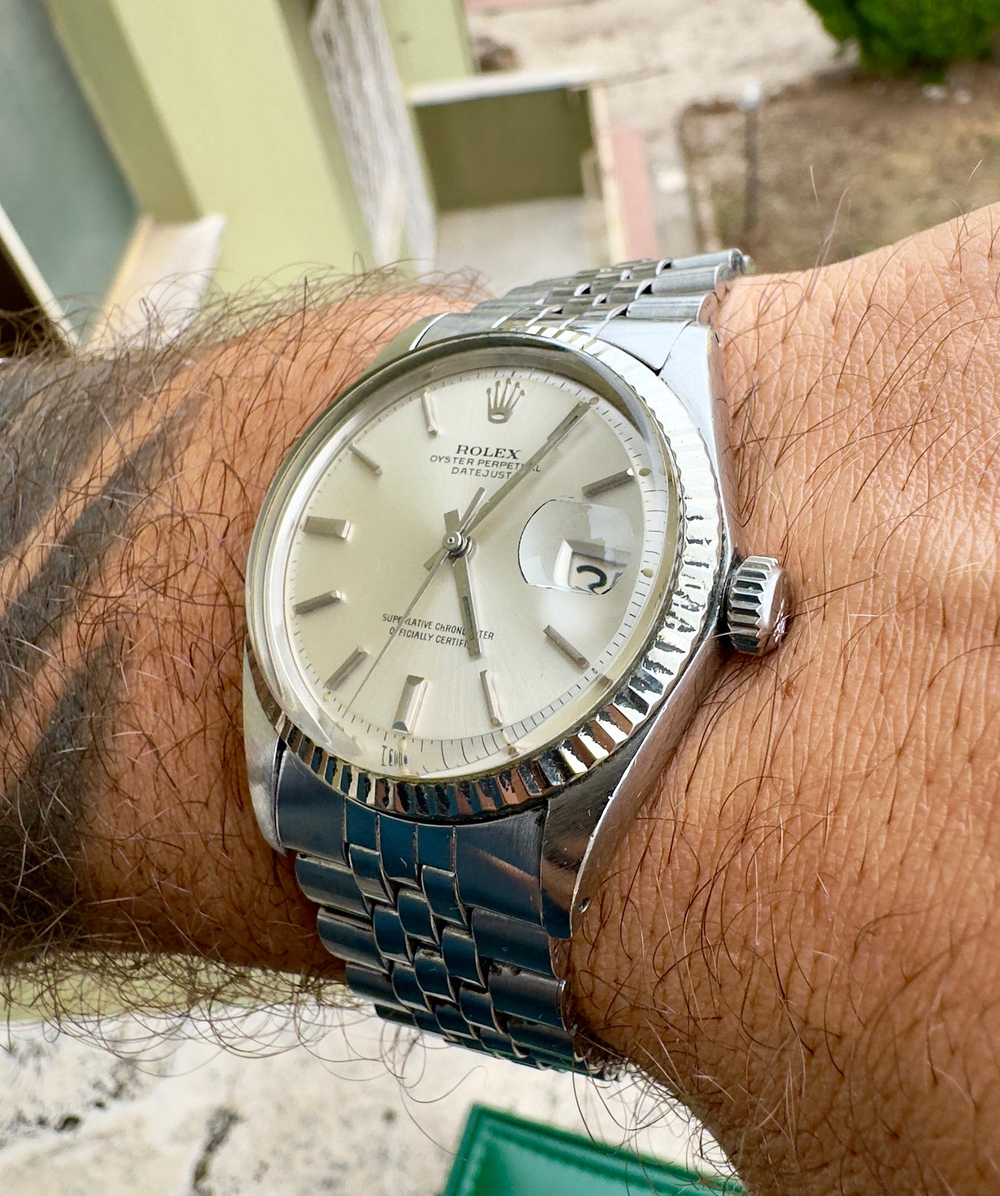 Rolex Datejust ref. 1601 dial silver