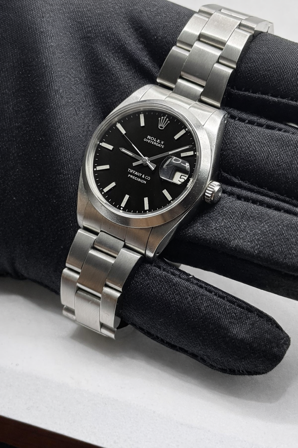 Rolex Oyster Precision Ref. 6694 dial nero Tiffany & Co - garanzia - revisionato