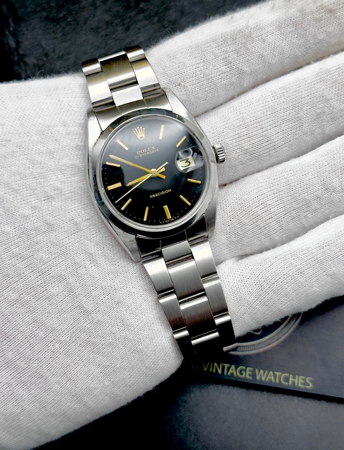 Rolex Oyster Precision Ref. 6694 dial nero  - garanzia - revisionato