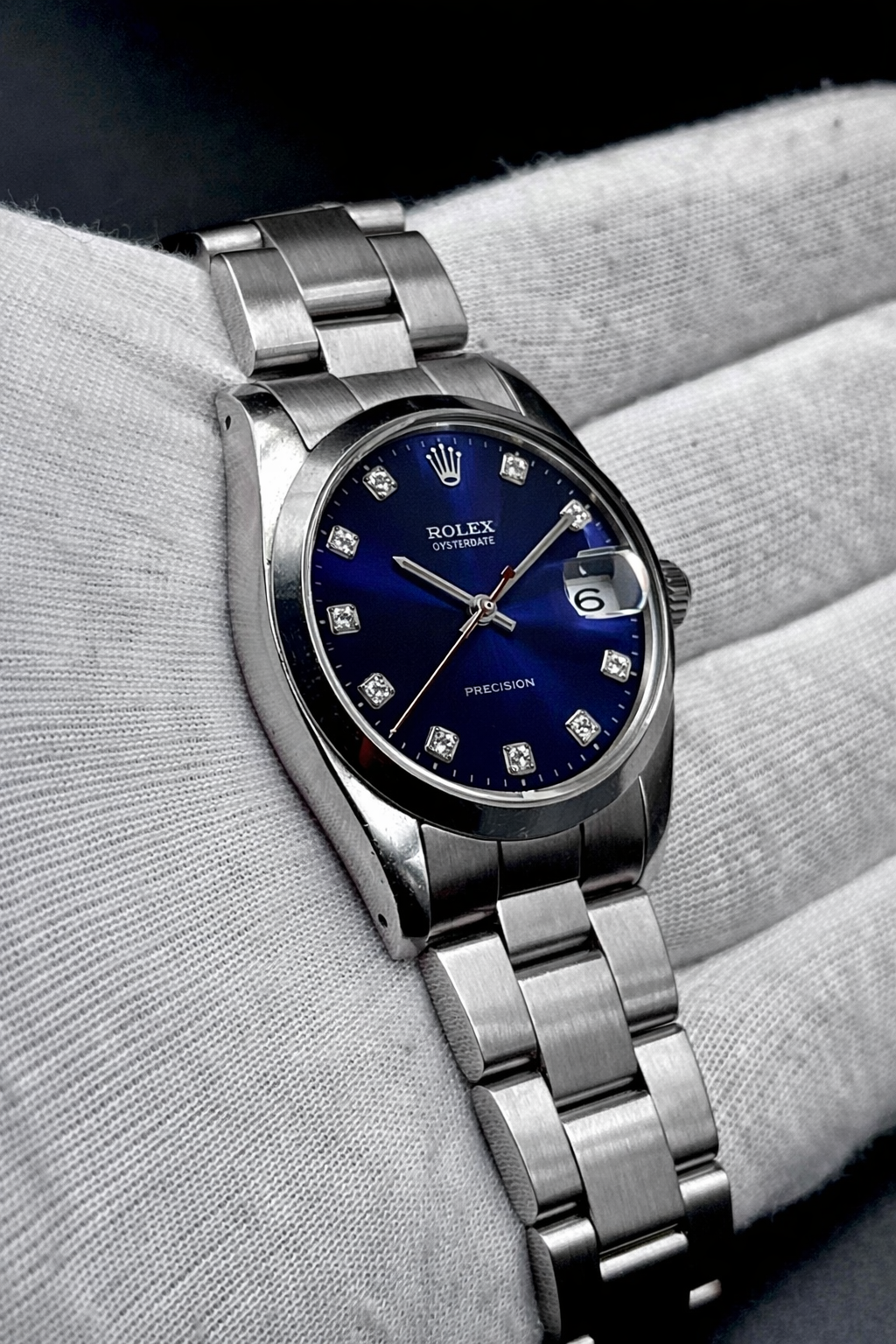 Rolex Oyster Precision ref. 6694 - dial blu elettrico sfumato - garanzia - revisionato
