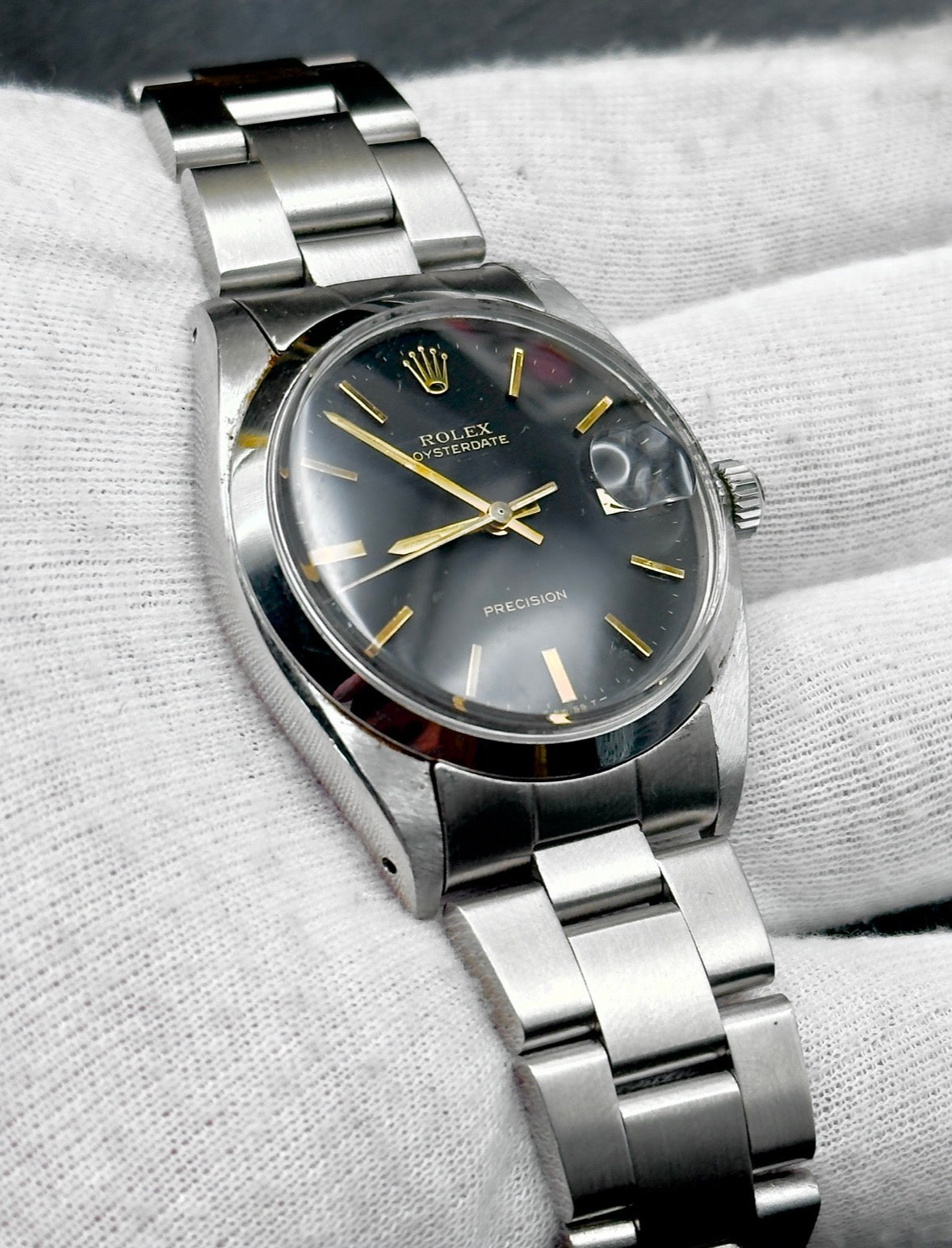 Rolex Oyster Precision Ref. 6694 dial nero  - garanzia - revisionato