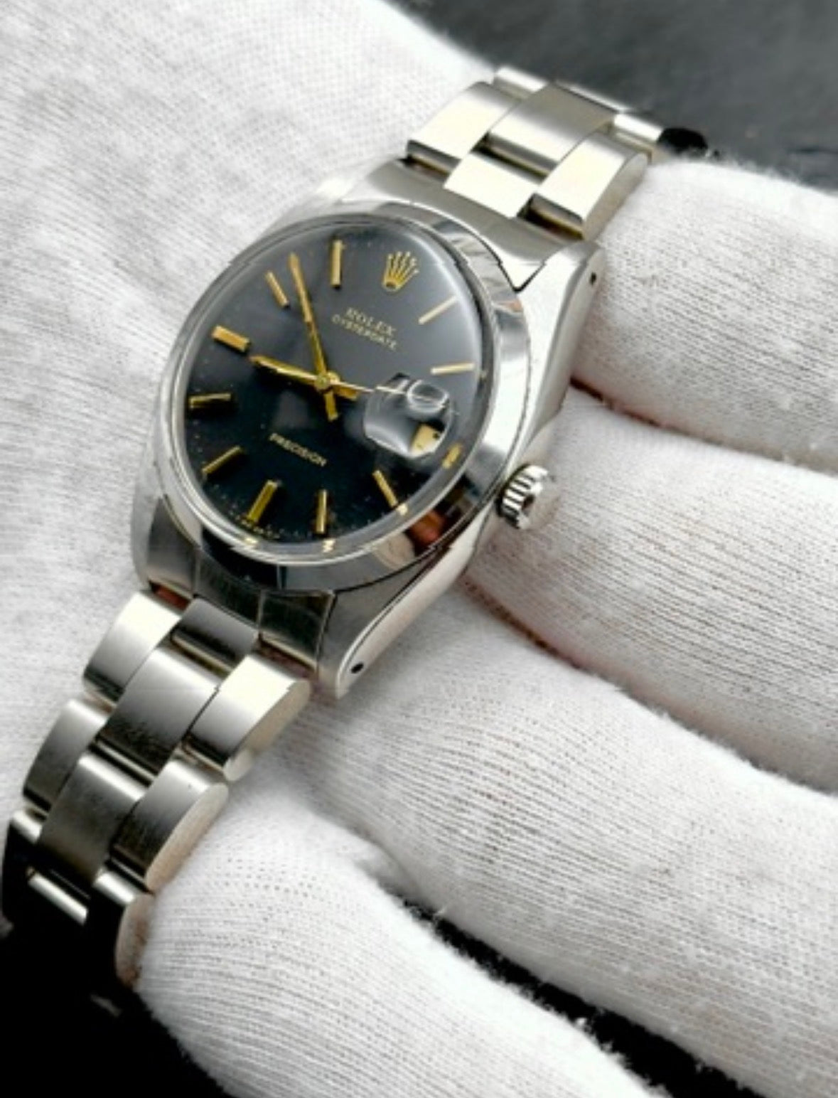 Rolex Oyster Precision Ref. 6694 dial nero  - garanzia - revisionato