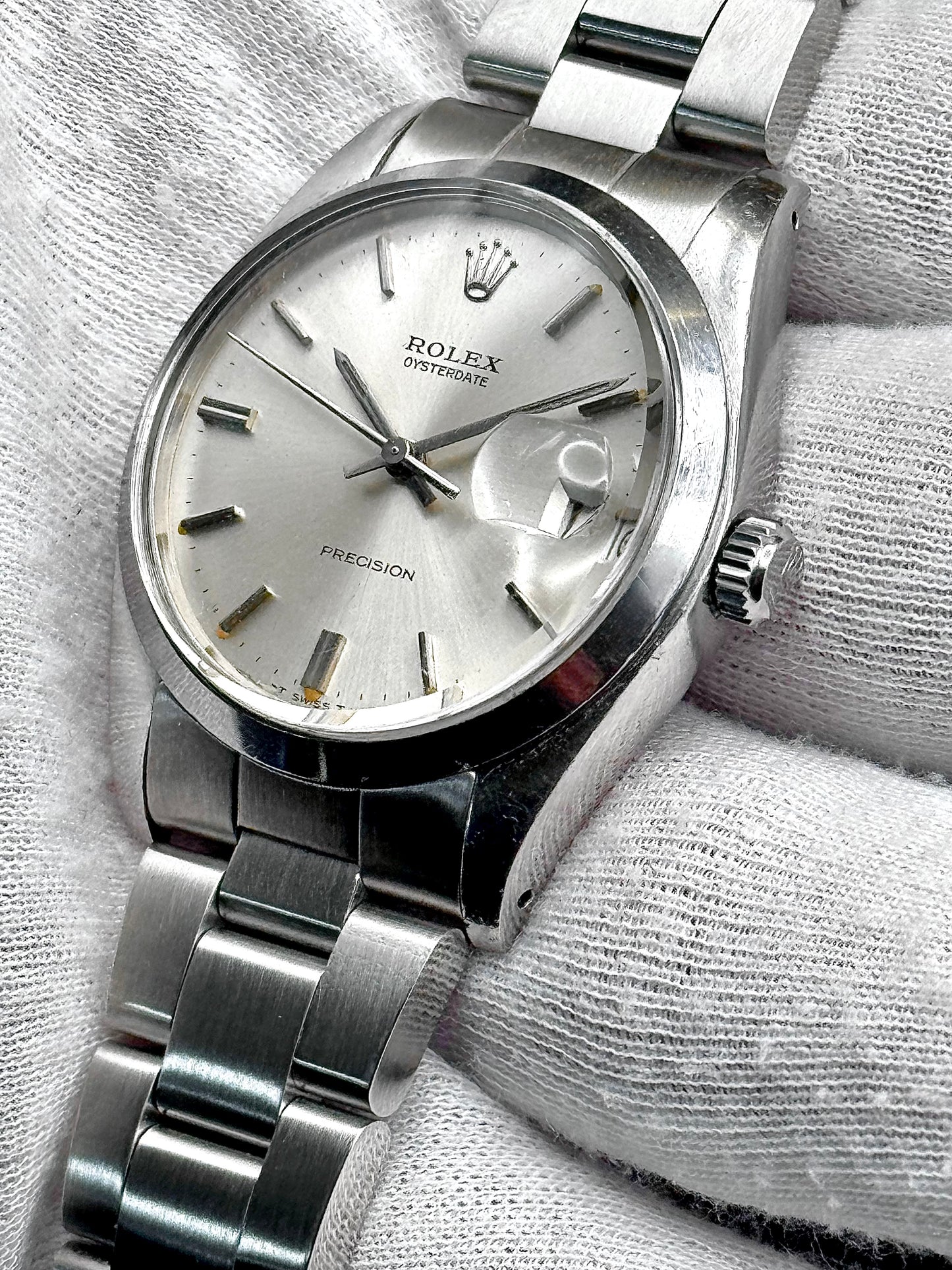 Rolex Oyster Precision Ref. 6694 - dial silver - garanzia - revisionato