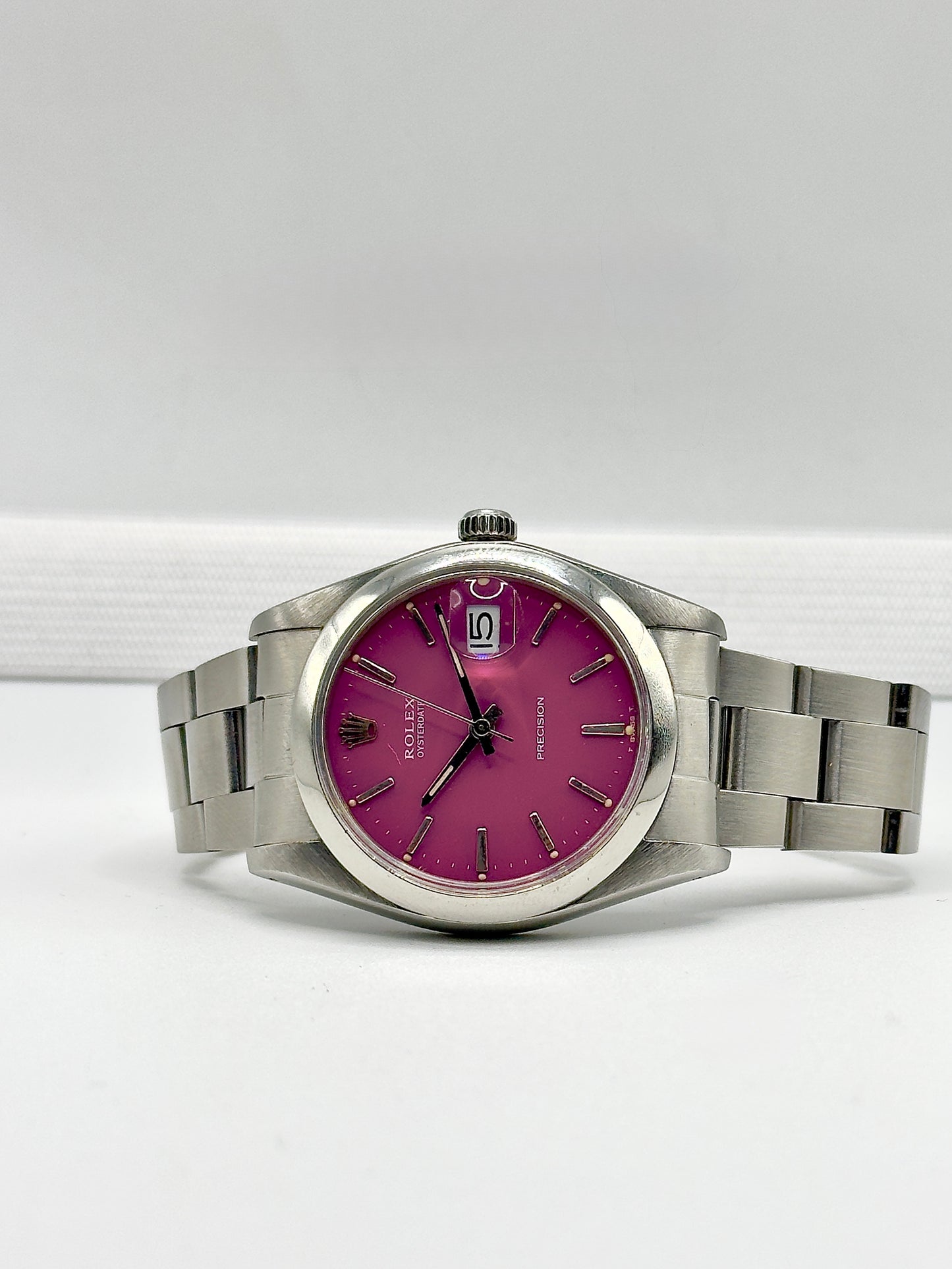 Rolex Oyster Precision 6694 - Dial Magenta Fucsia - vintage - revisionato - garanzia