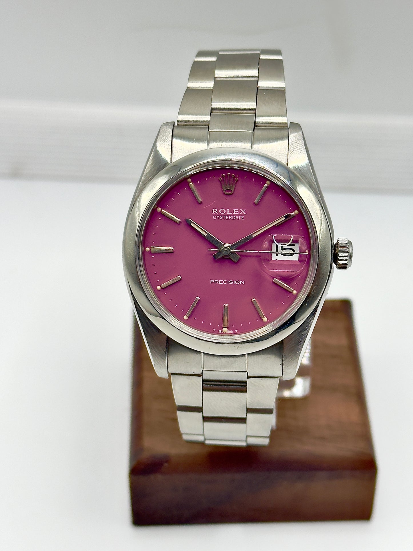Rolex Oyster Precision 6694 - Dial Magenta Fucsia - vintage - revisionato - garanzia