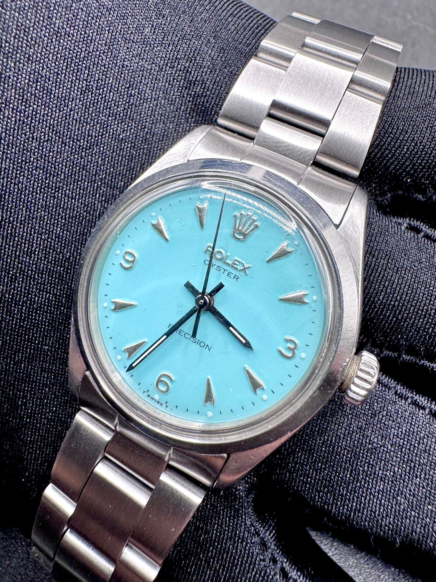Rolex Oyster Precision Ref. 6282 dial Tiffany - garanzia negozio - revisionato