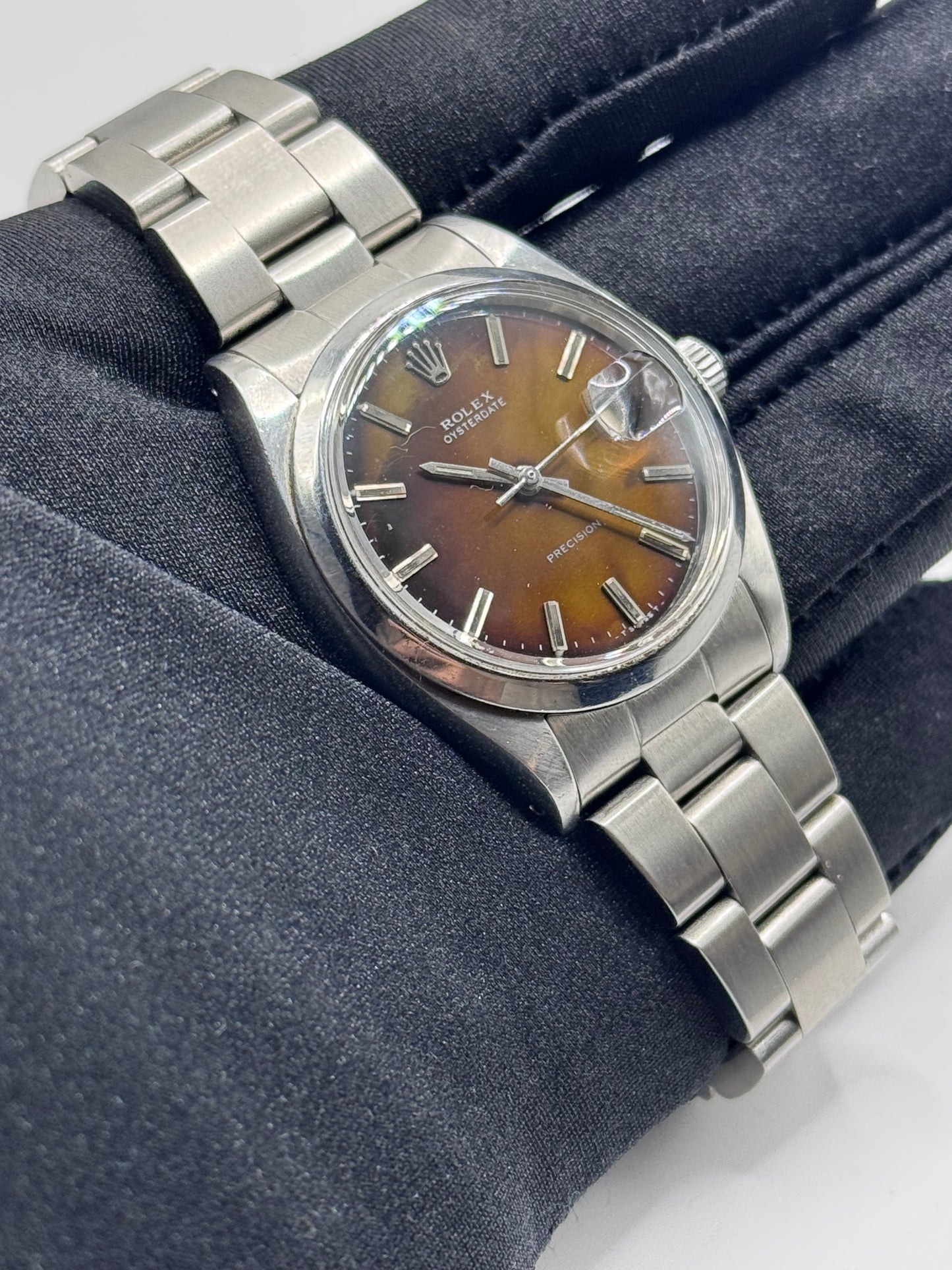 Rolex Oyster Precision Ref. 6694 dial tropical marrone - garanzia - revisionato