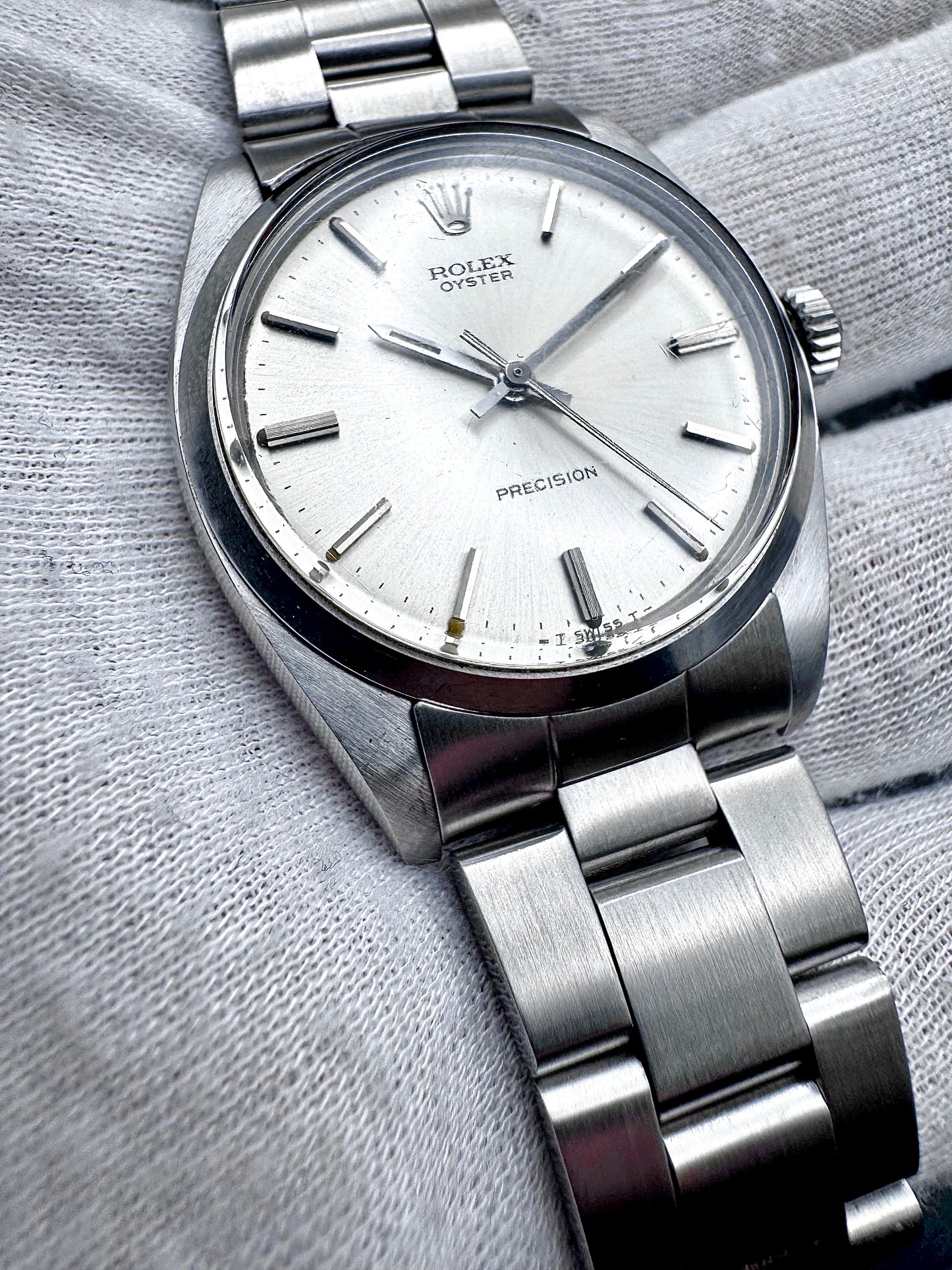Rolex Oyster Precision Ref. 6426 Quadrante Silver  - garanzia - revisionato