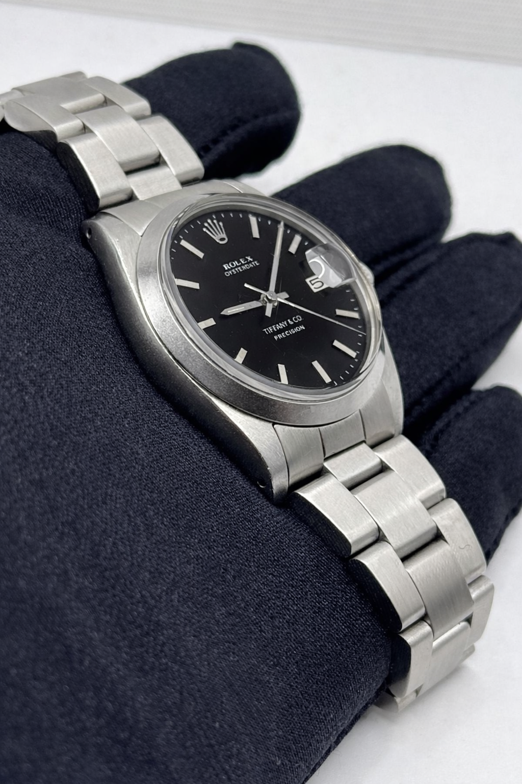 Rolex Oyster Precision Ref. 6694 dial nero Tiffany & Co - garanzia - revisionato
