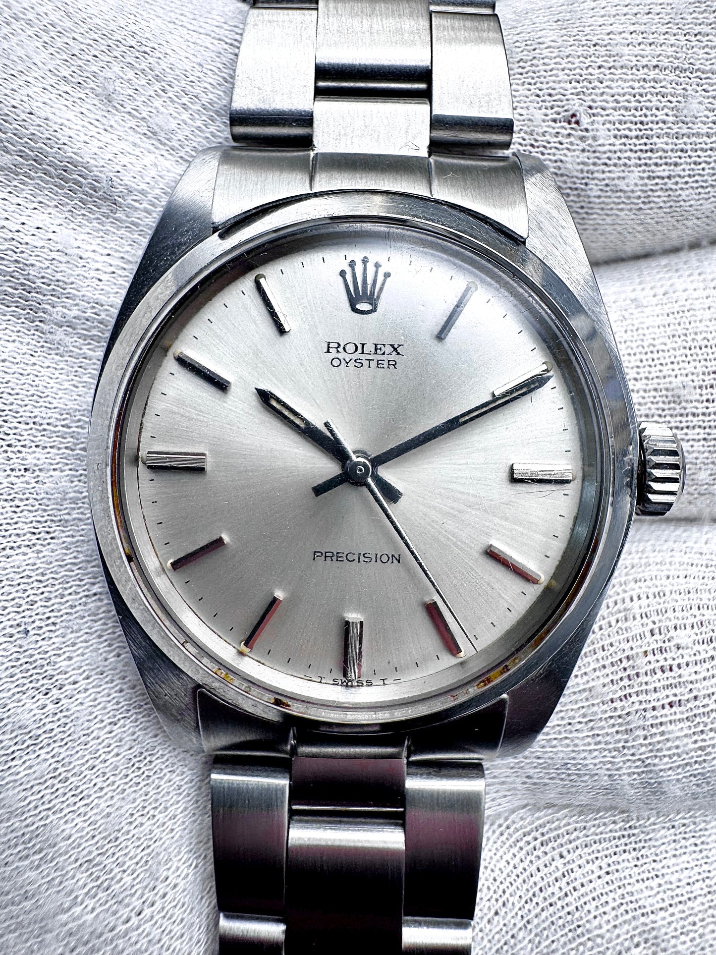 Rolex Oyster Precision Ref. 6426 Quadrante Silver  - garanzia - revisionato