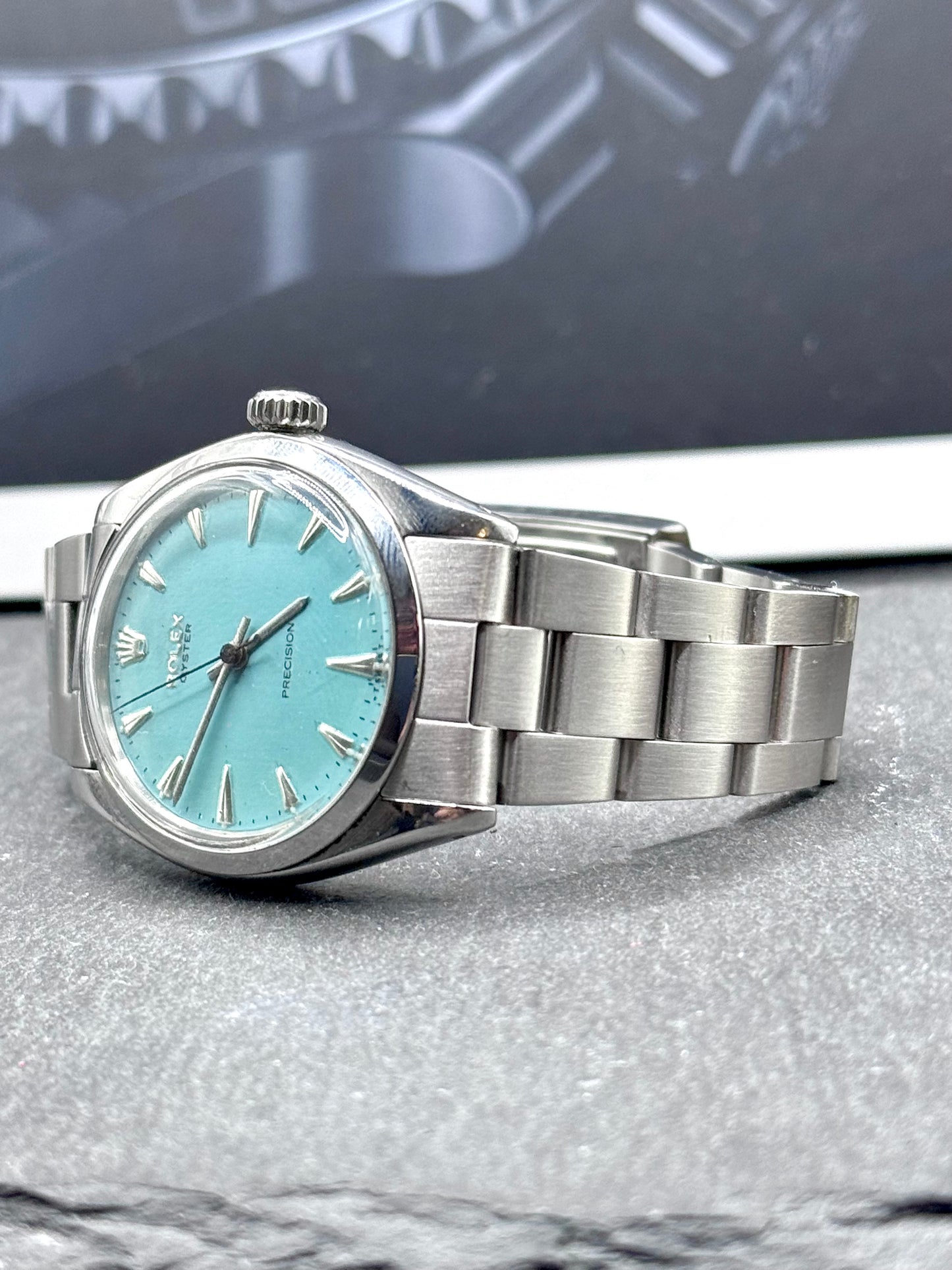 Rolex Oyster Precision Ref. 6426 dial Tiffany - garanzia negozio - revisionato
