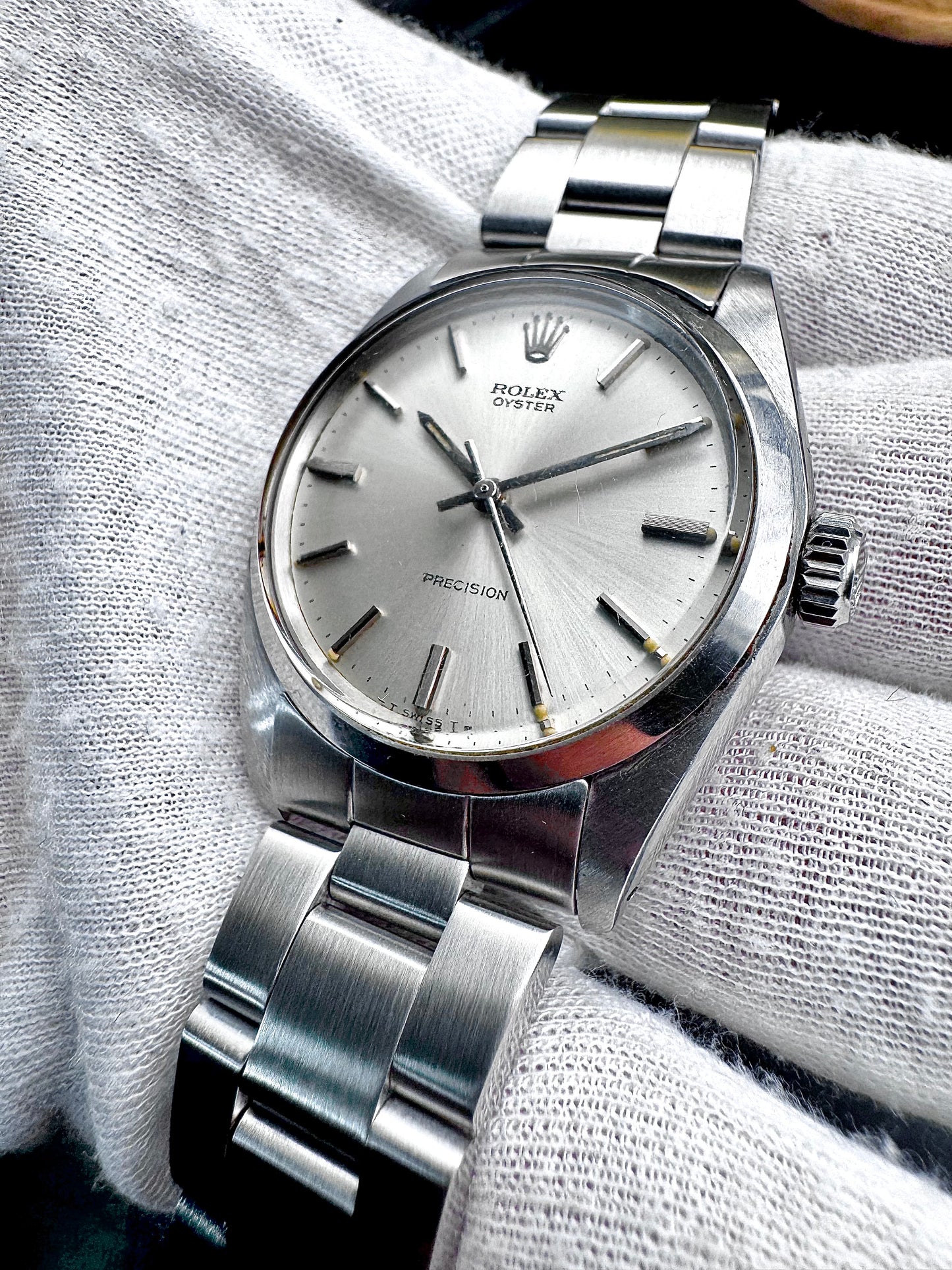 Rolex Oyster Precision Ref. 6426 Quadrante Silver  - garanzia - revisionato