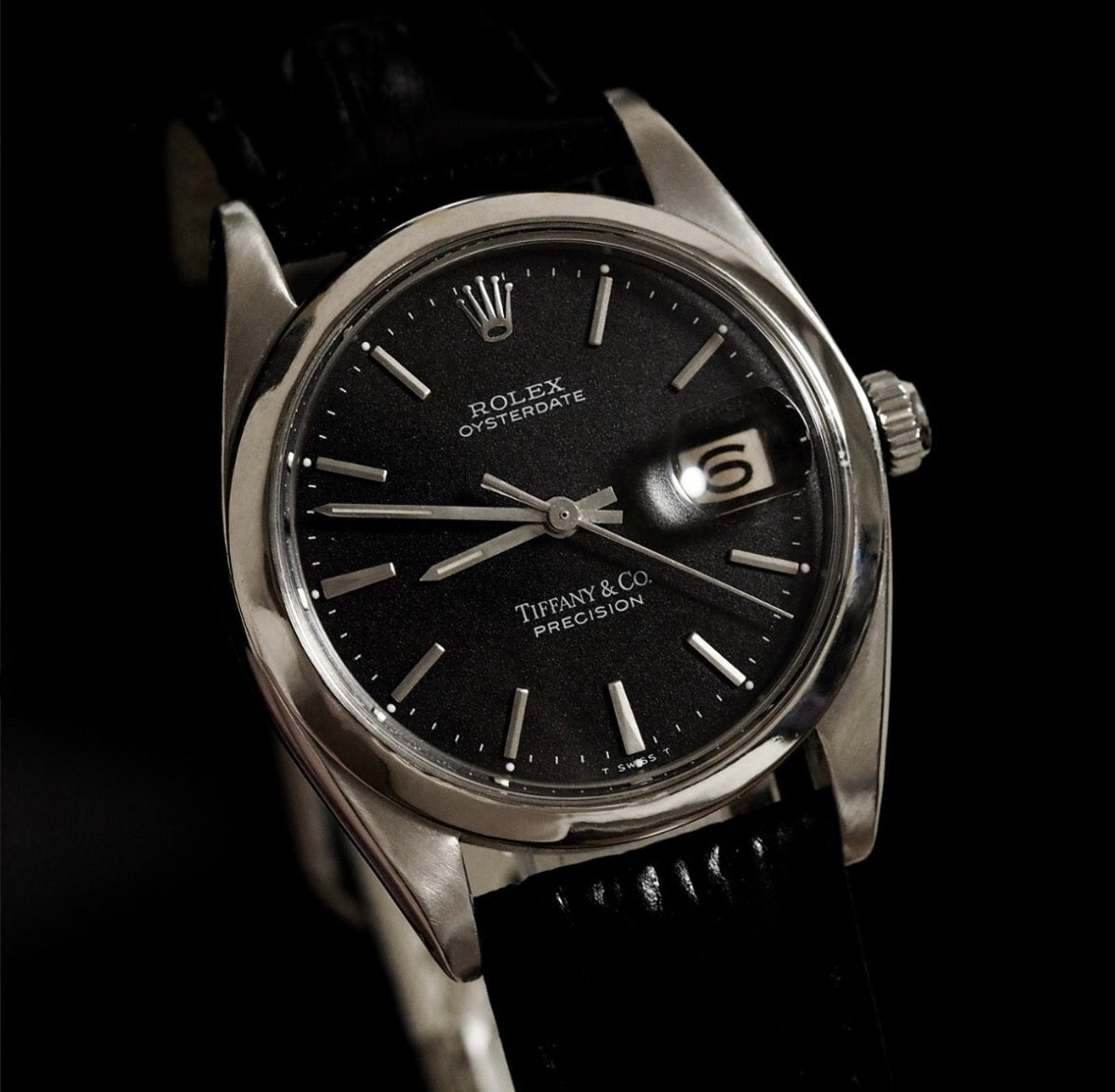 Rolex Oyster Precision Ref. 6694 dial nero Tiffany e co - garanzia - revisionato - vintage
