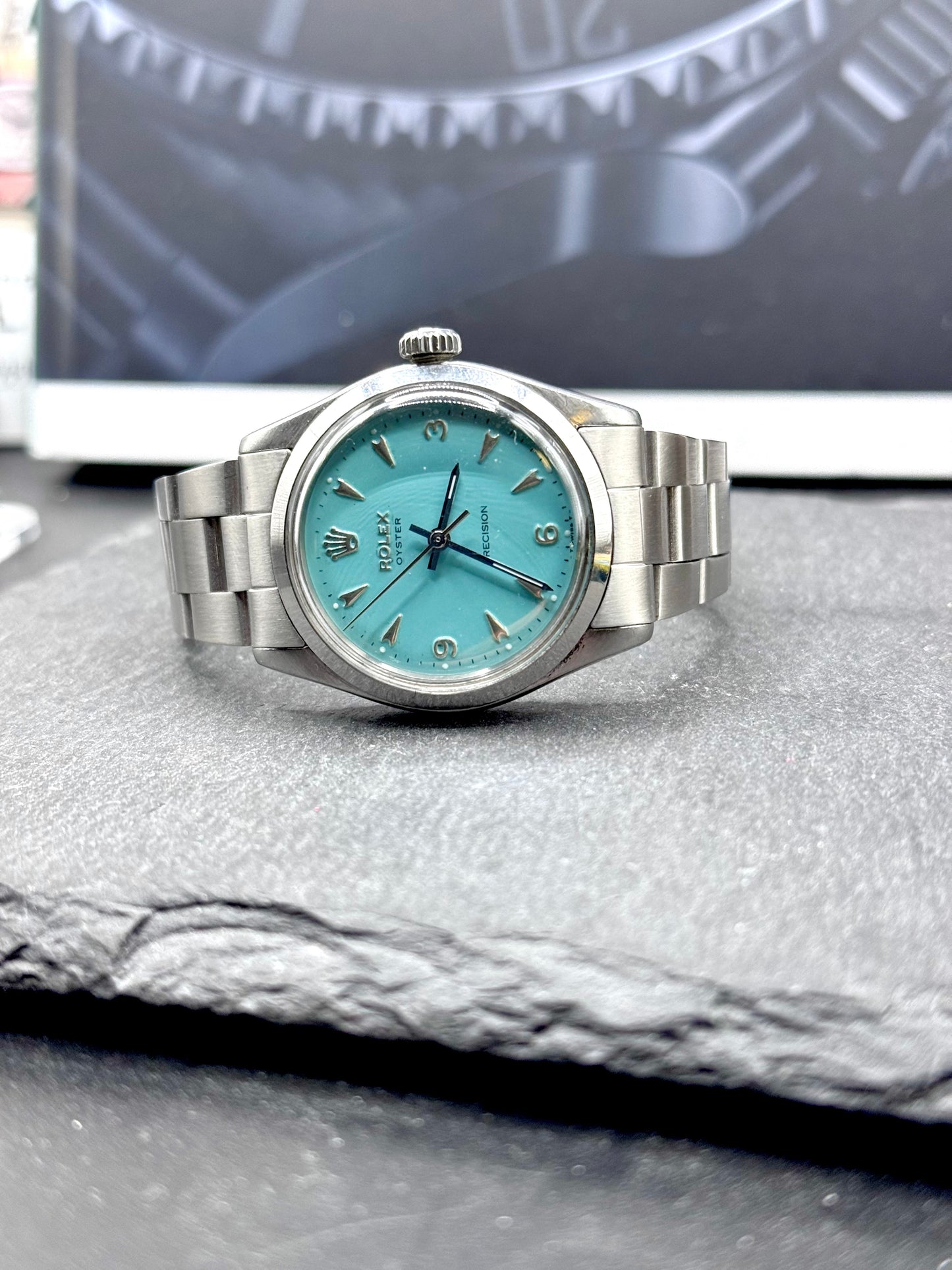 Rolex Oyster Precision Ref. 6282 dial Tiffany - garanzia negozio - revisionato