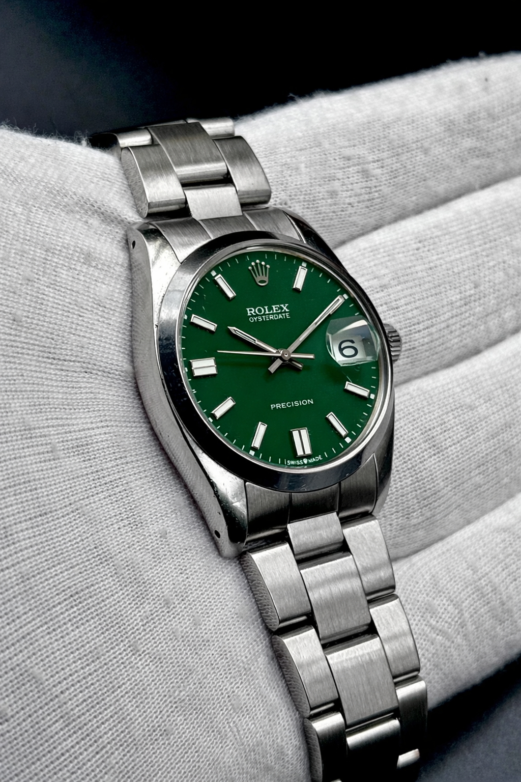 Rolex Oyster Precision ref. 6694 - dial verde - garanzia - revisionato