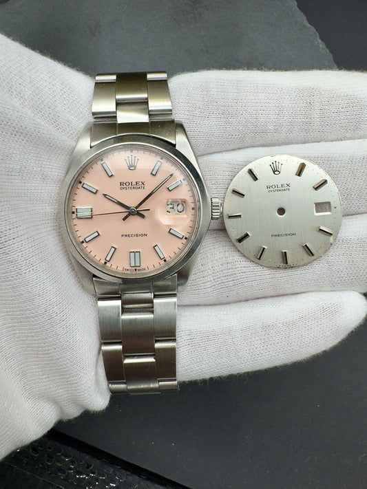 Rolex Oyster Precision Ref. 6694 dial rosa - dial silver - revisionato - garanzia