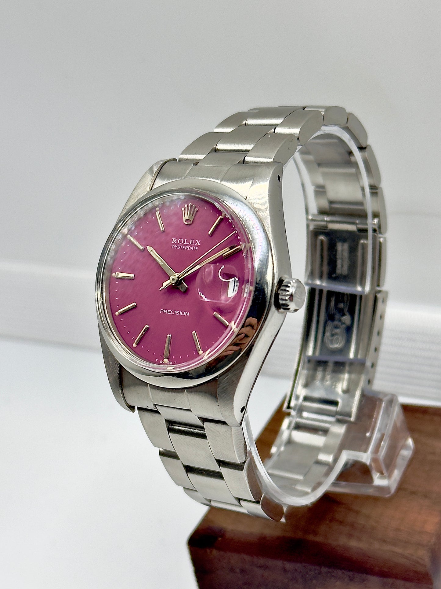 Rolex Oyster Precision 6694 - Dial Magenta Fucsia - vintage - revisionato - garanzia