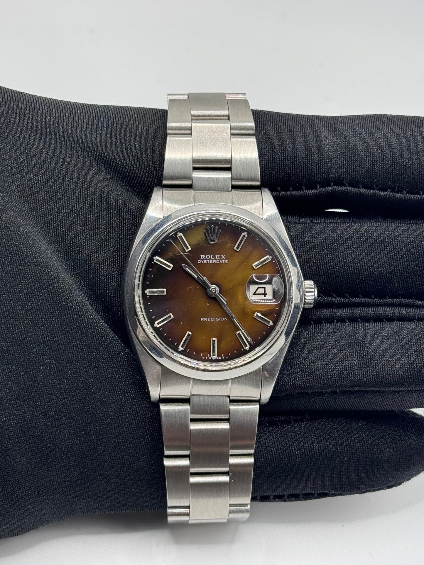 Rolex Oyster Precision Ref. 6694 dial tropical marrone - garanzia - revisionato