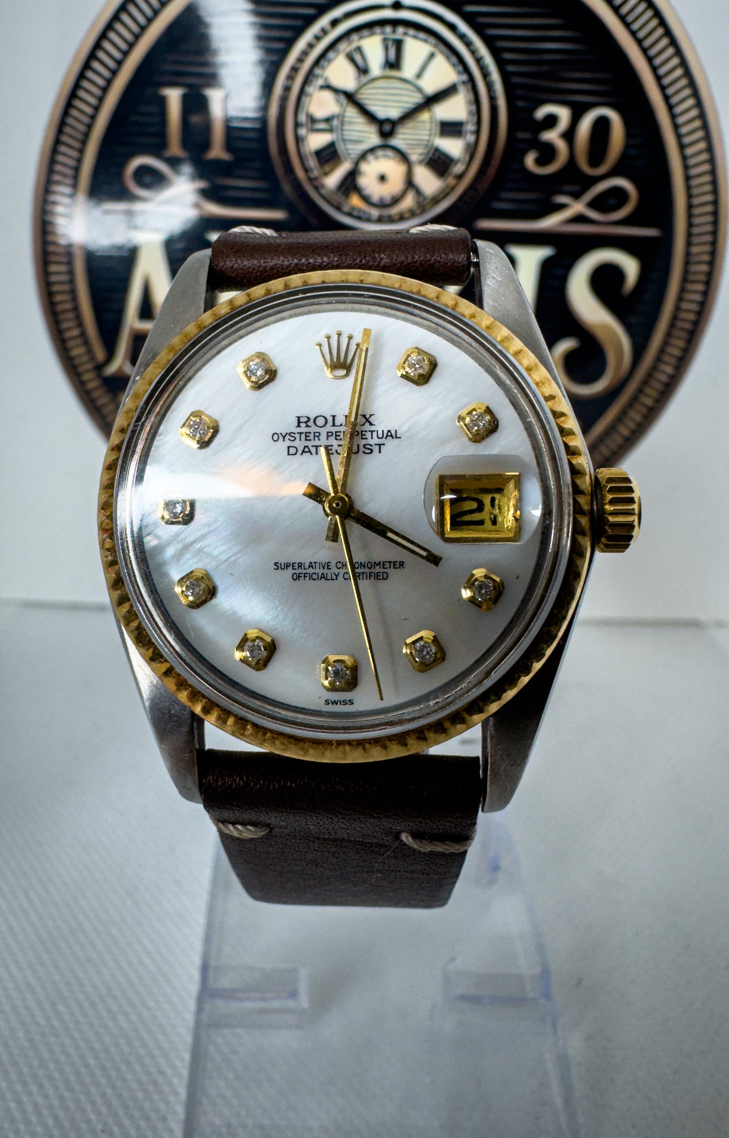 Rolex Datejust ref. 1601 acciaio e oro - orologio automatico - vintage uomo