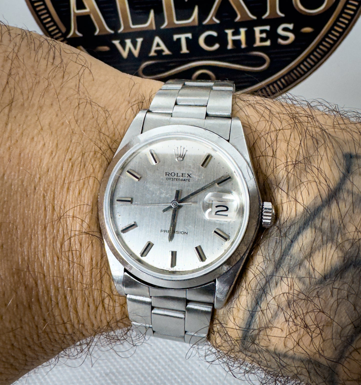 Rolex Oyster Precision 6694 - Orologio Vintage Uomo - Vetro Zaffiro