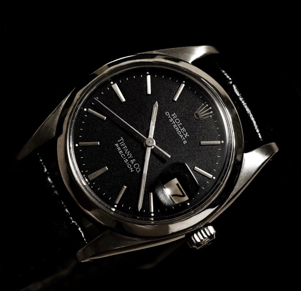 Rolex Oyster Precision Ref. 6694 dial nero Tiffany e co - garanzia - revisionato - vintage