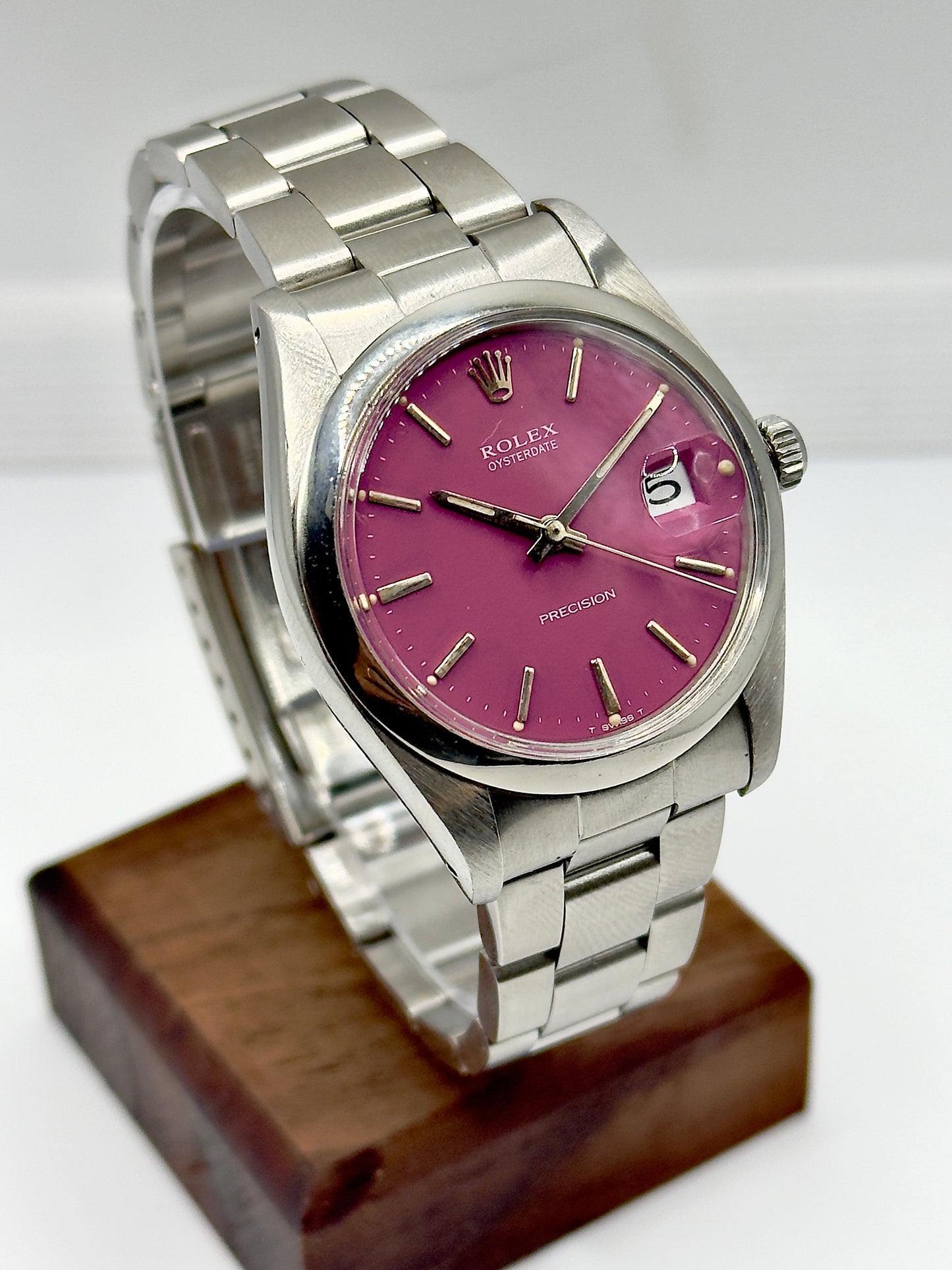 Rolex Oyster Precision 6694 - Dial Magenta Fucsia - vintage - revisionato - garanzia