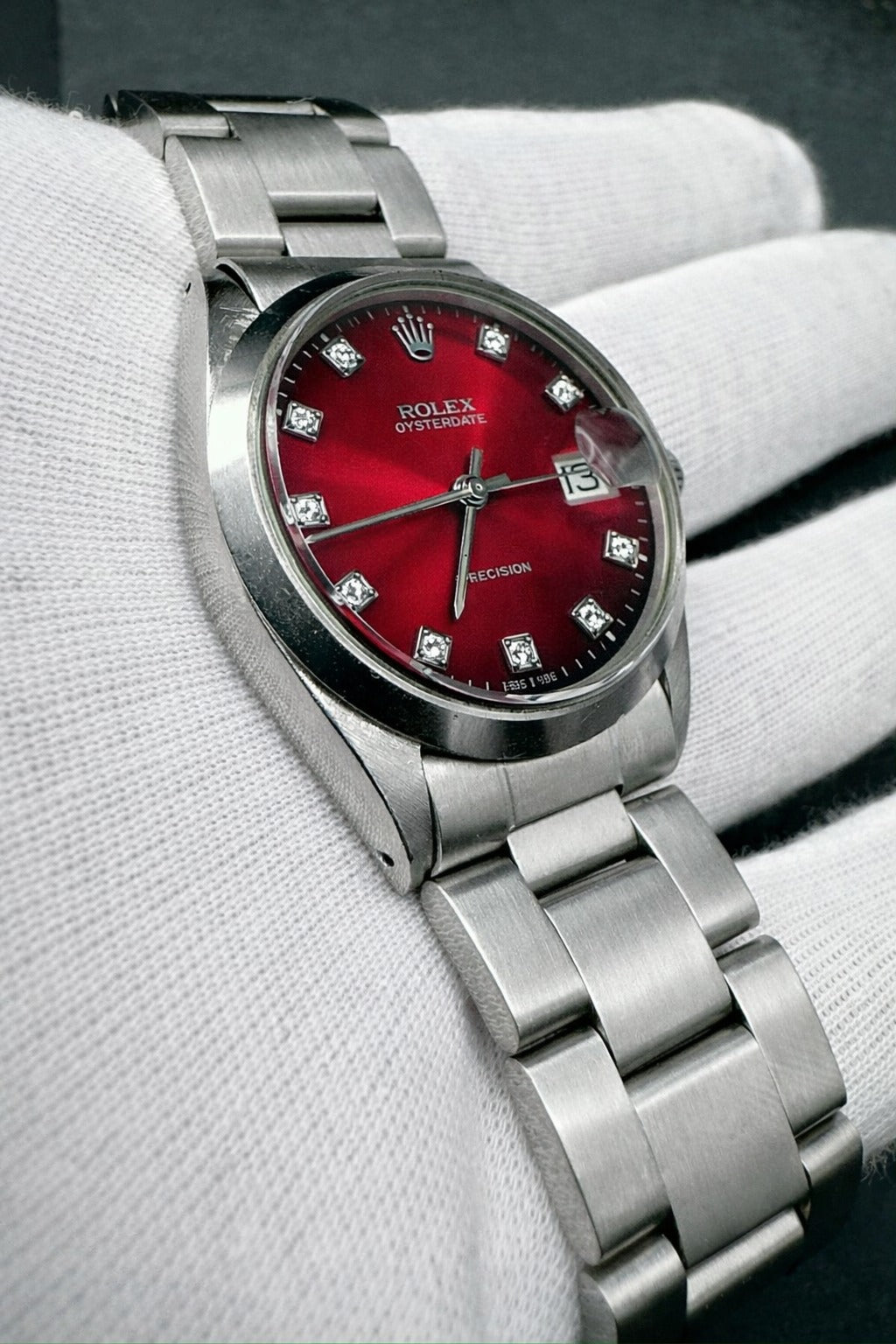 Rolex Oyster Precision Ref. 6694 - dial Bordeaux Sfumato - garanzia - revisionato