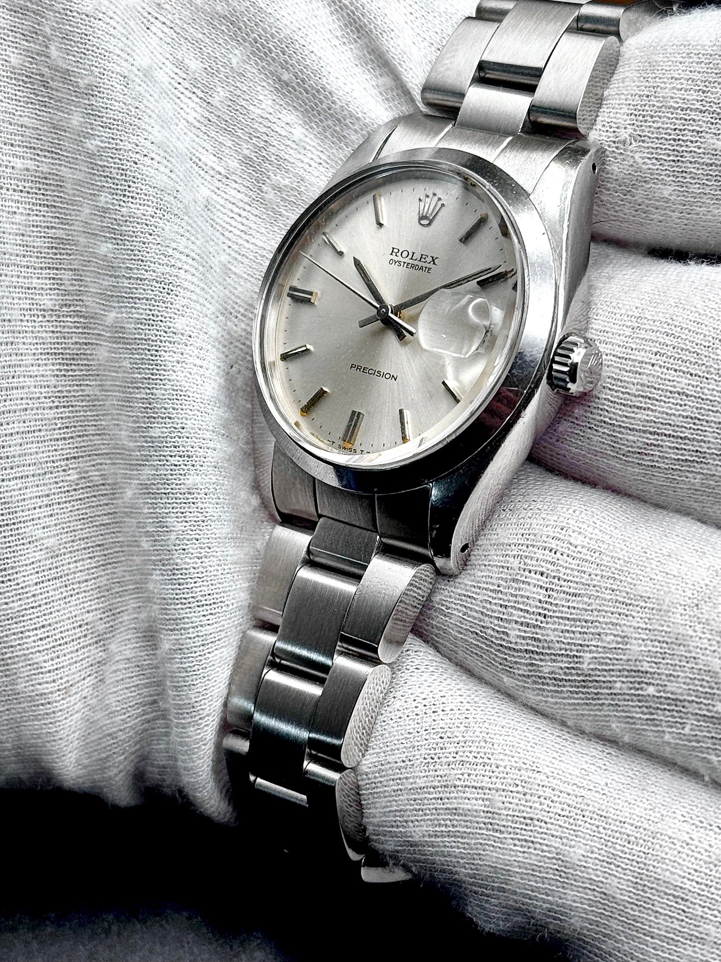 Rolex Oyster Precision Ref. 6694 - dial silver - garanzia - revisionato
