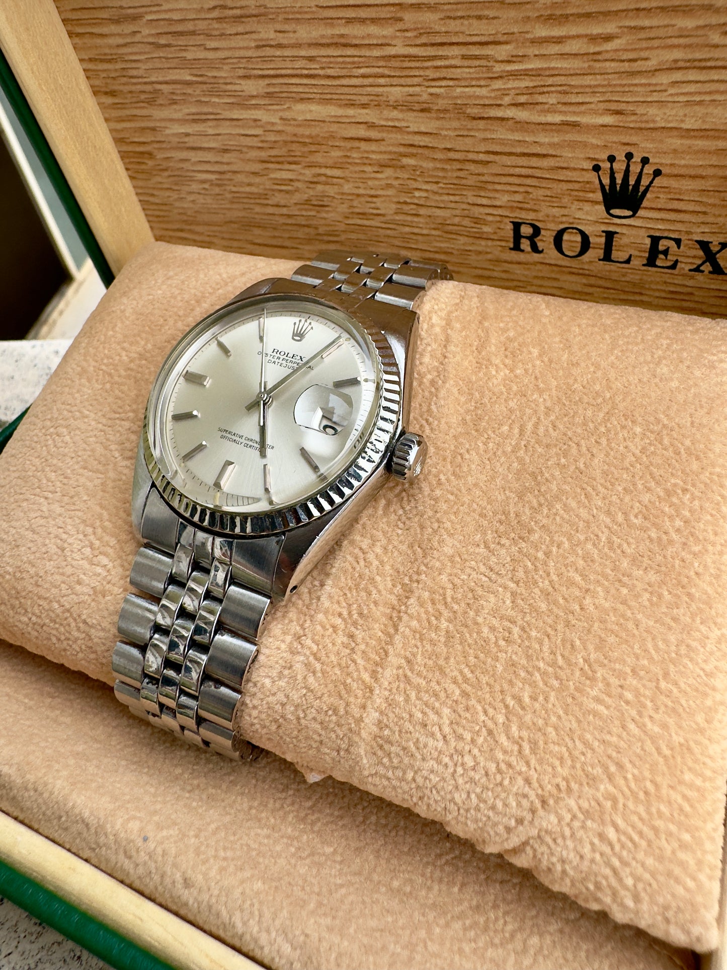 Rolex Datejust ref. 1601 dial silver