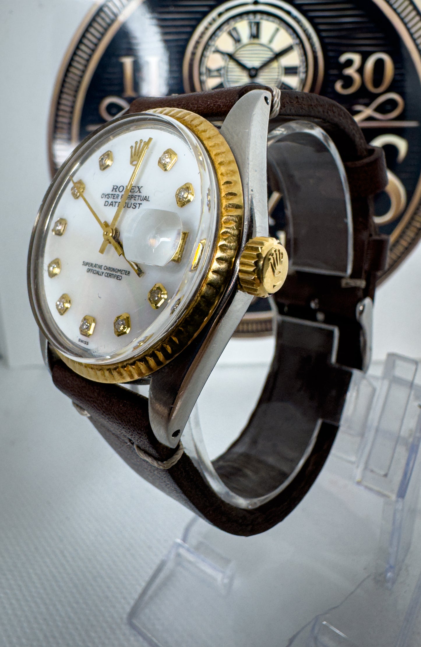Rolex Datejust ref. 1601 acciaio e oro - orologio automatico - vintage uomo