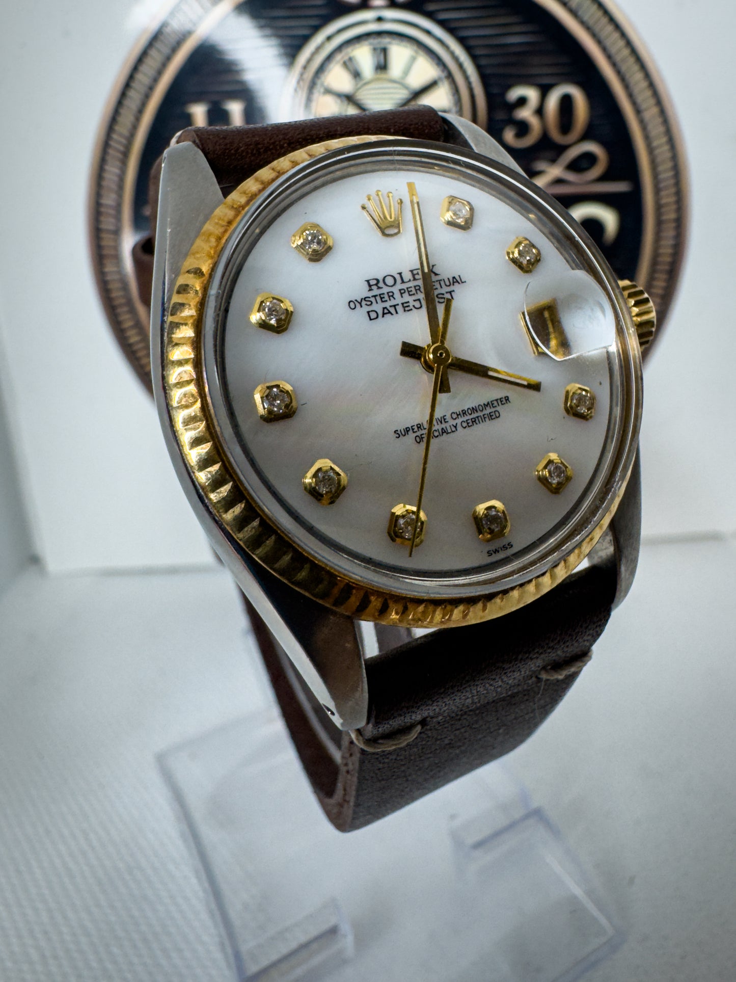 Rolex Datejust ref. 1601 acciaio e oro - orologio automatico - vintage uomo