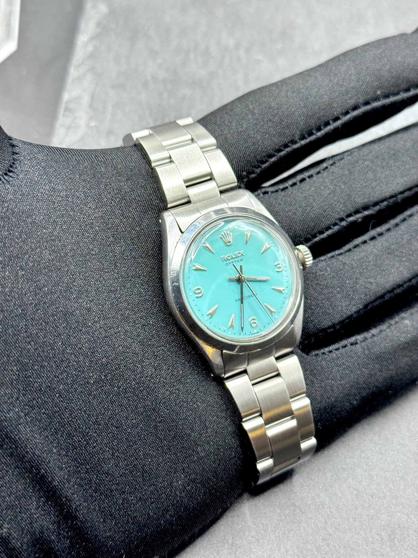 Rolex Oyster Precision Ref. 6282 dial Tiffany - garanzia negozio - revisionato