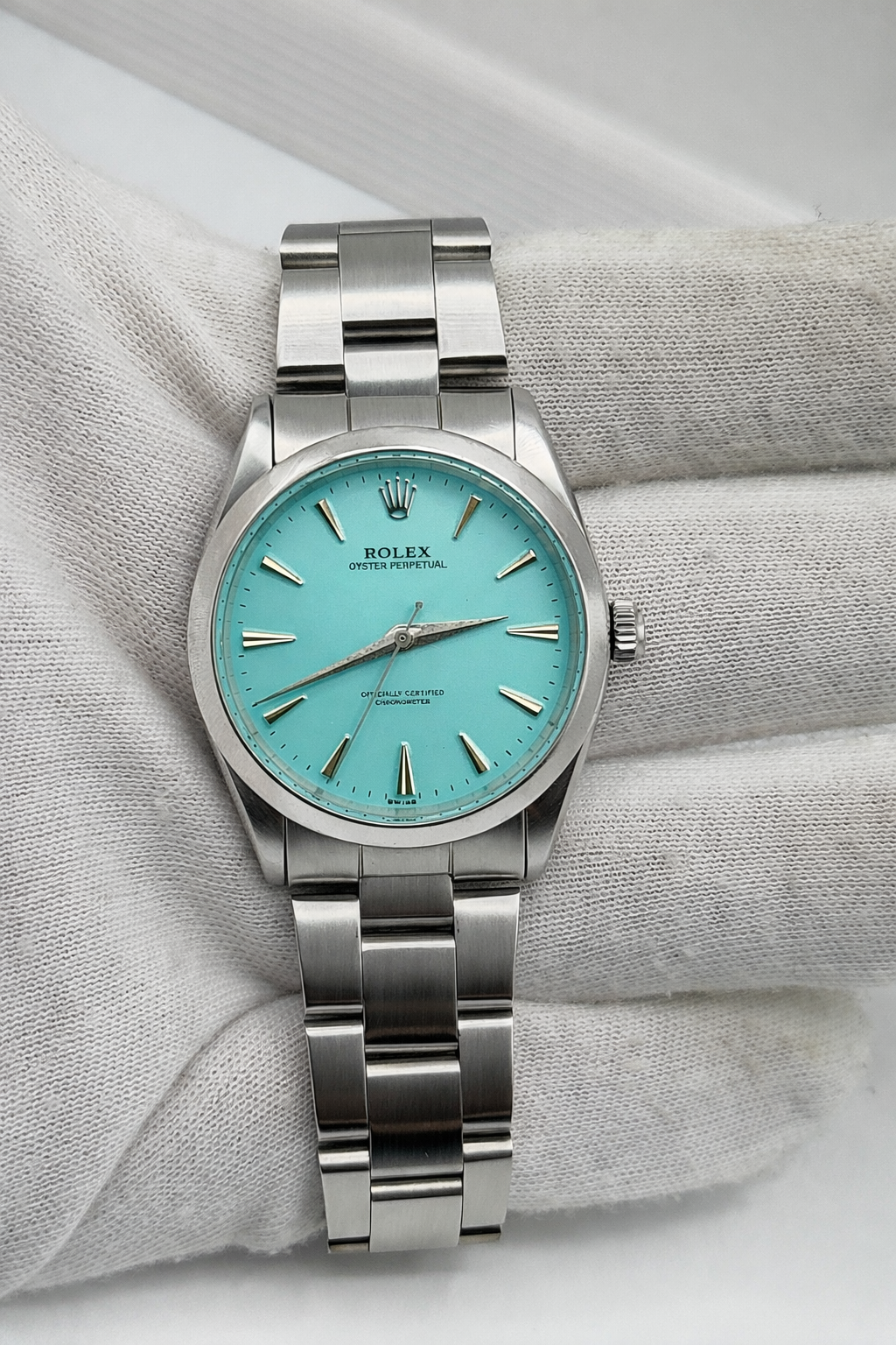 Rolex Oyster Perpetual Ref. 6569 – dial Tiffany  - garanzia - revisionato - vintage