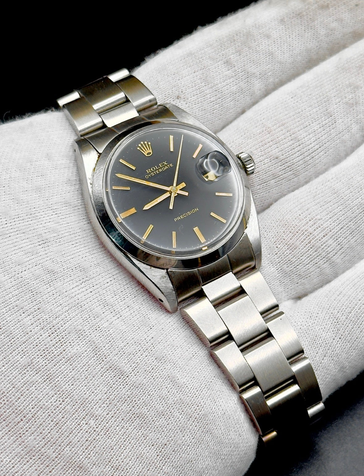 Rolex Oyster Precision Ref. 6694 dial nero  - garanzia - revisionato