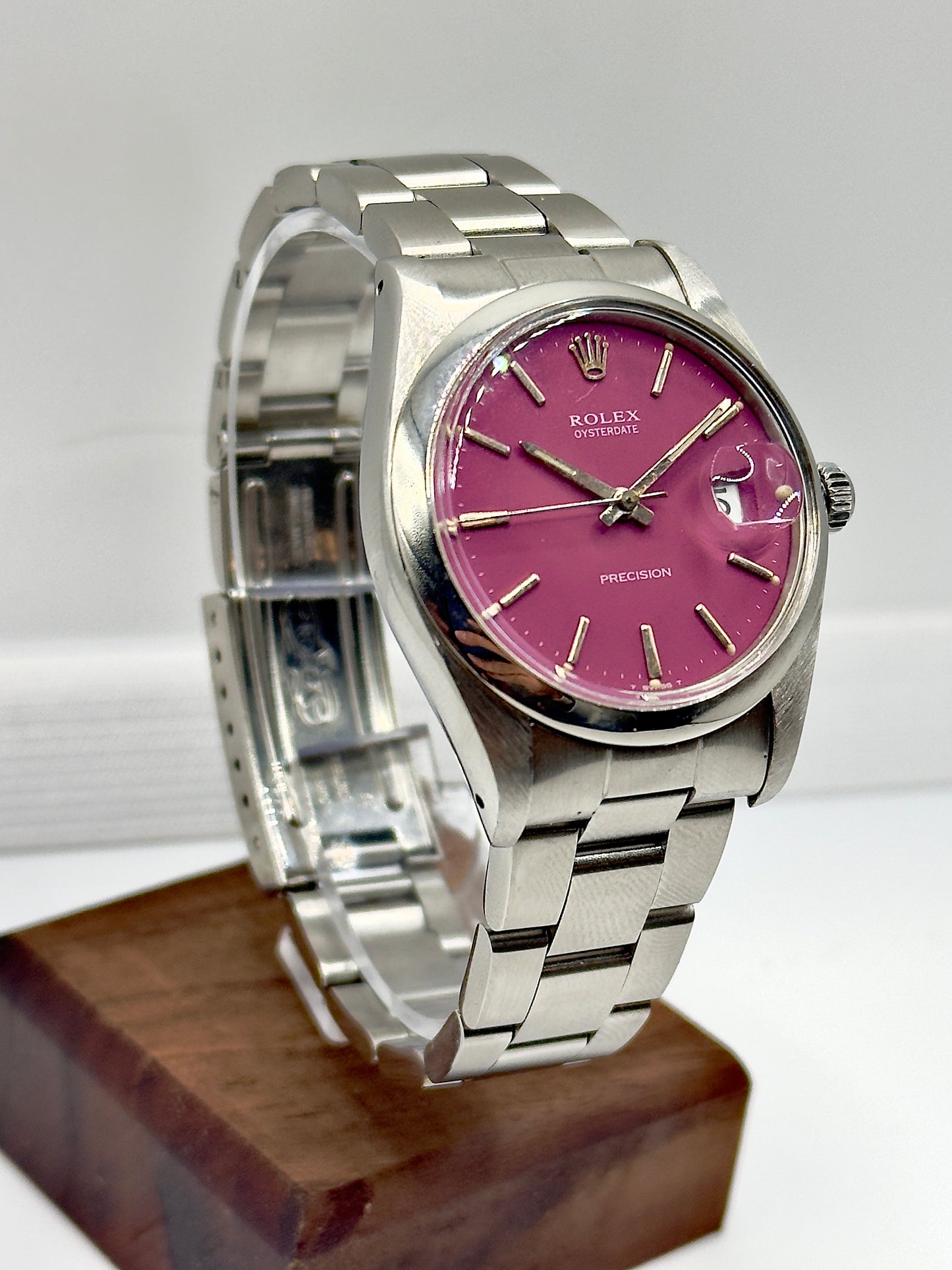 Rolex Oyster Precision 6694 - Dial Magenta Fucsia - vintage - revisionato - garanzia
