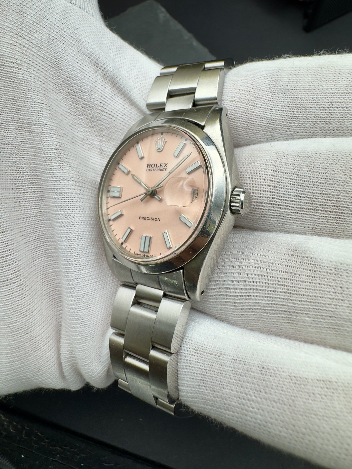 Rolex Oyster Precision Ref. 6694 dial rosa - dial silver - revisionato - garanzia