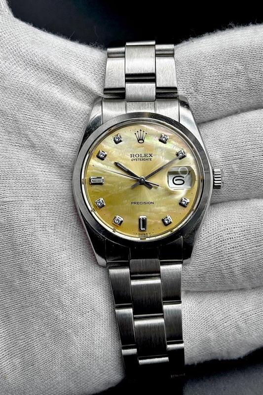 Rolex Oyster Precision ref. 6694 - dial champagne madreperla - garanzia - revisionato